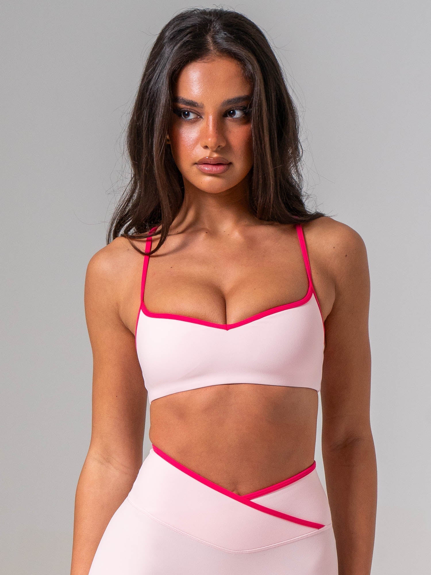 NKD Sweetheart Contrast Bra - Pink On Pink