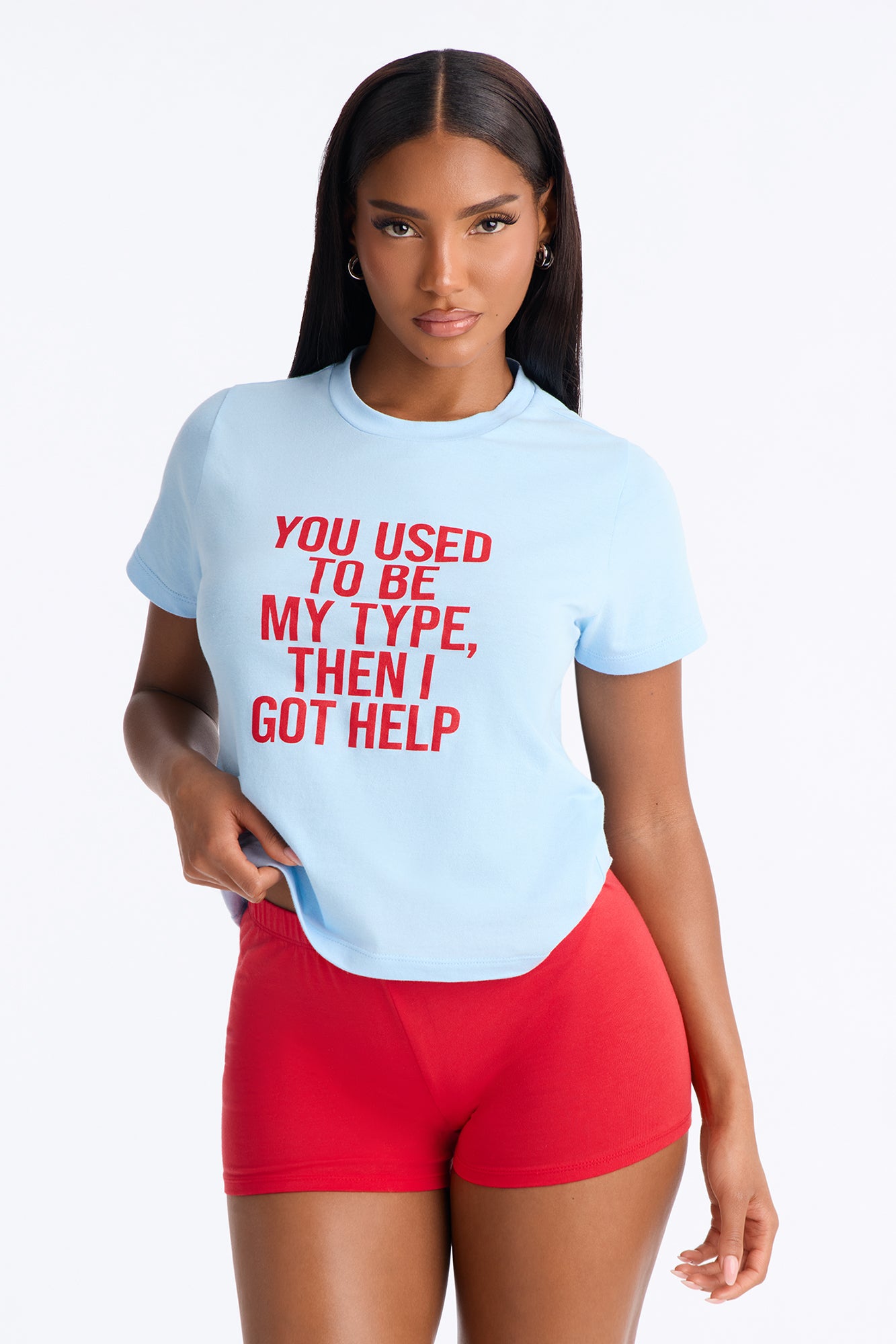 You Used To Be My Type Tee - Blue