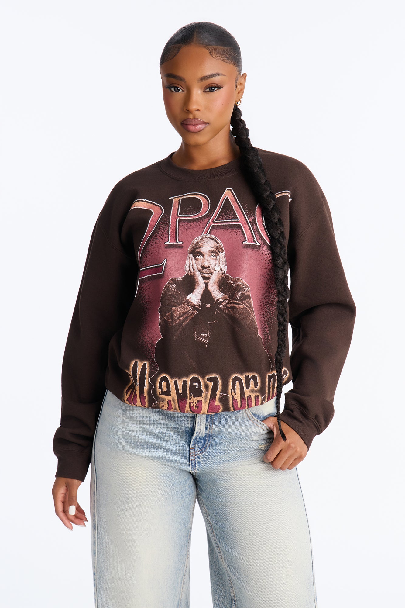 Tupac California Legacy Sweatshirt - Chocolate