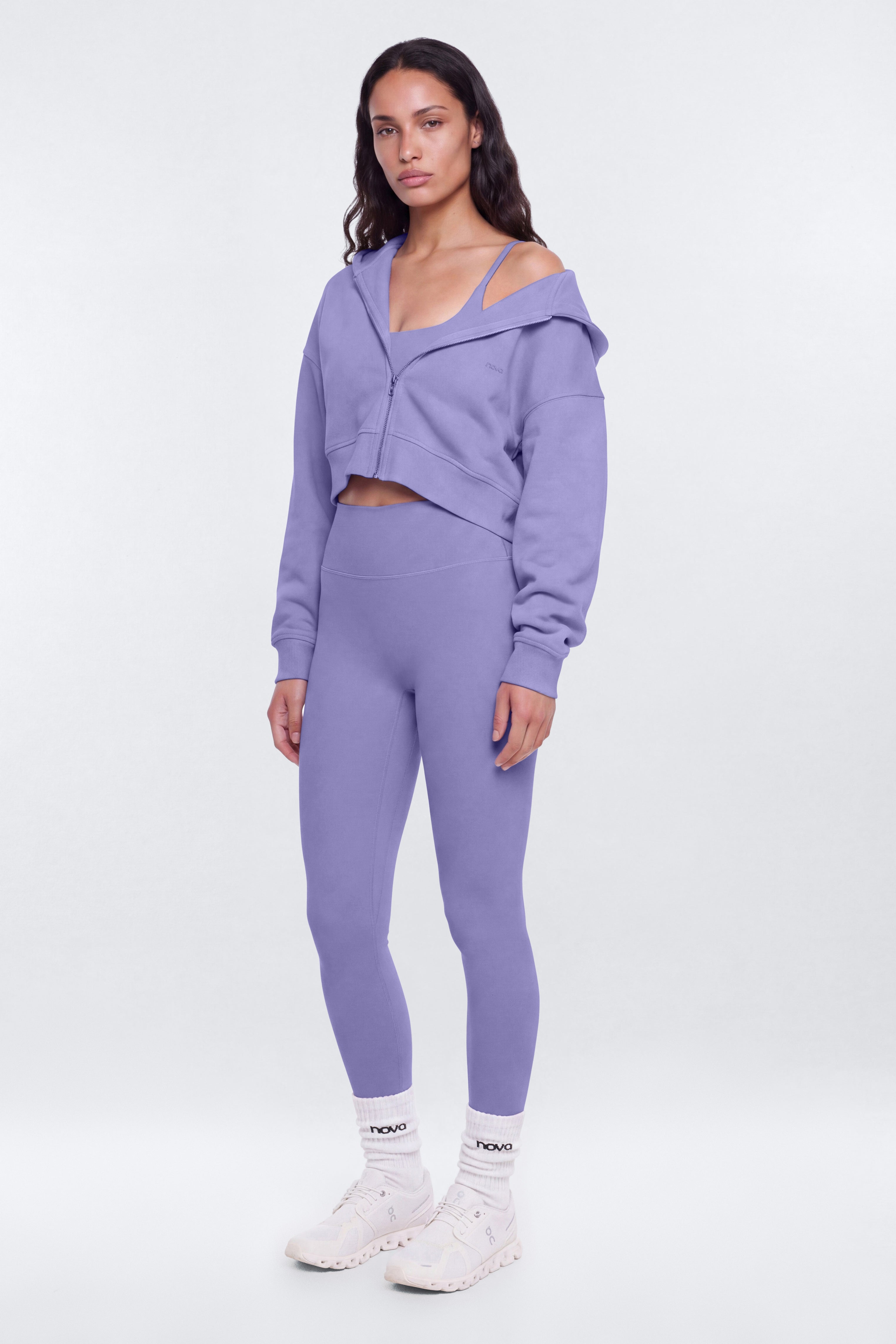 CloudForm™ 25″ Invisible Scrunch Legging - Midnight Orchid