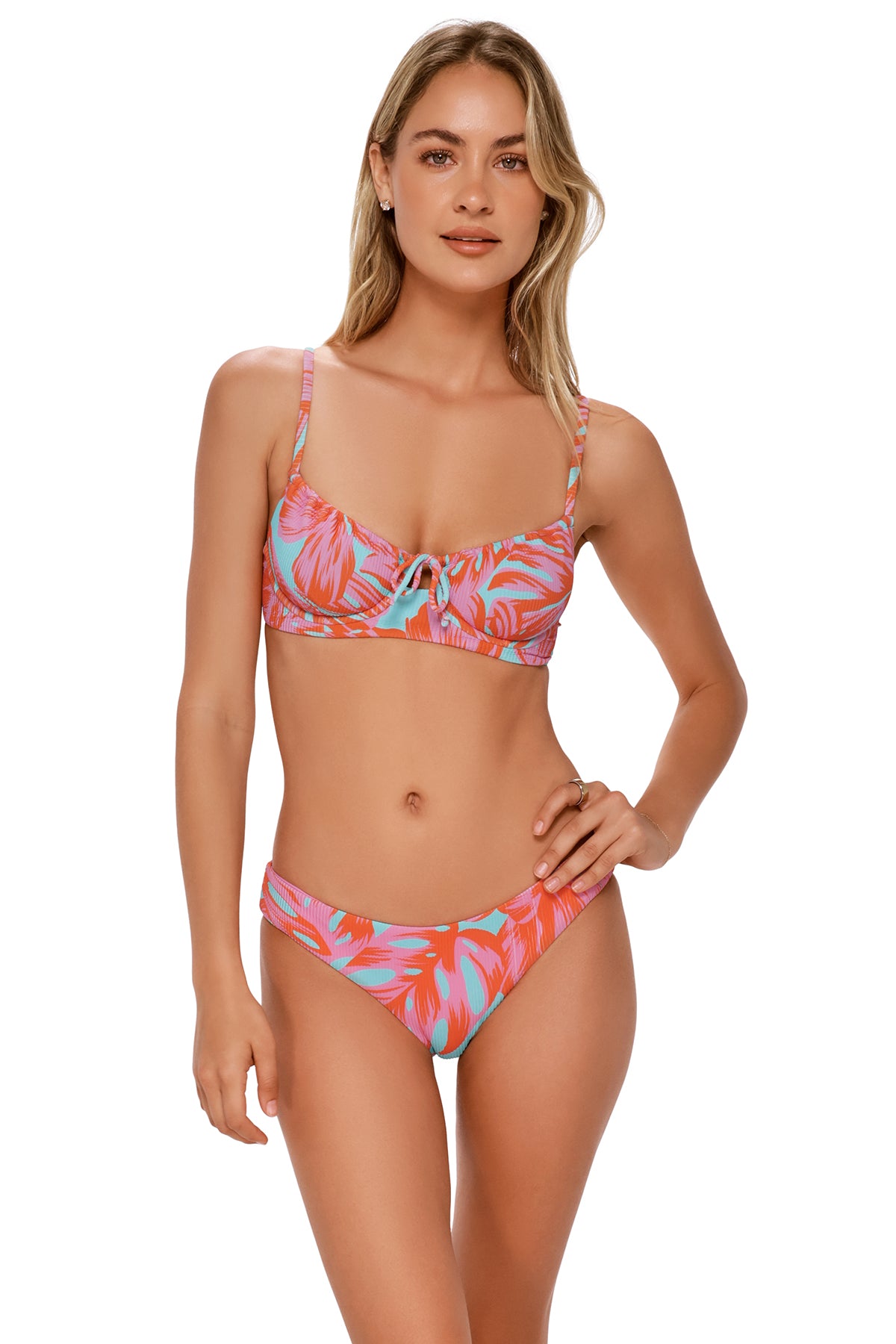 Swim Systems Palm Daze Rib Avila Underwire Top