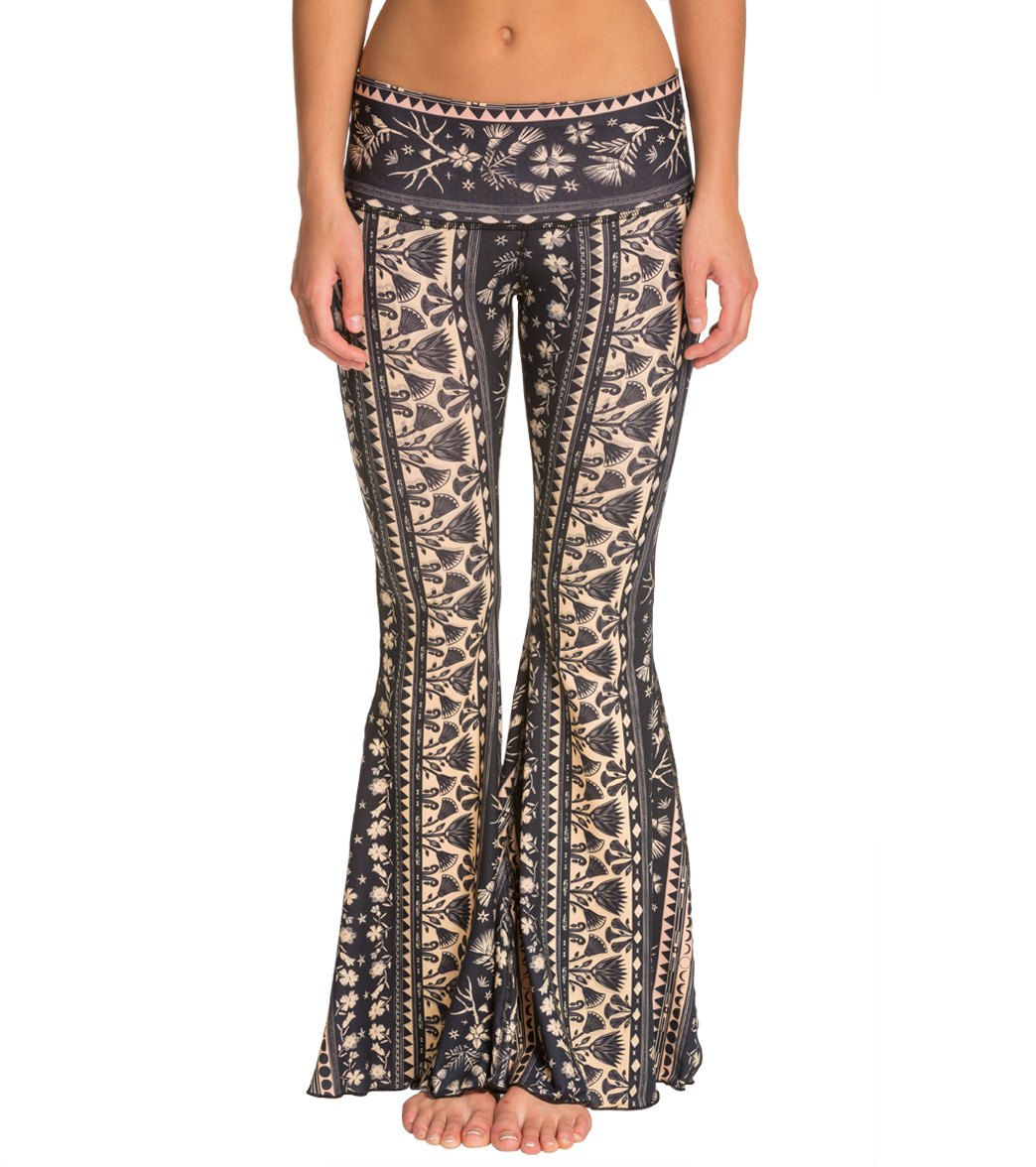 Teeki Moon Flower Bells Yoga Pants