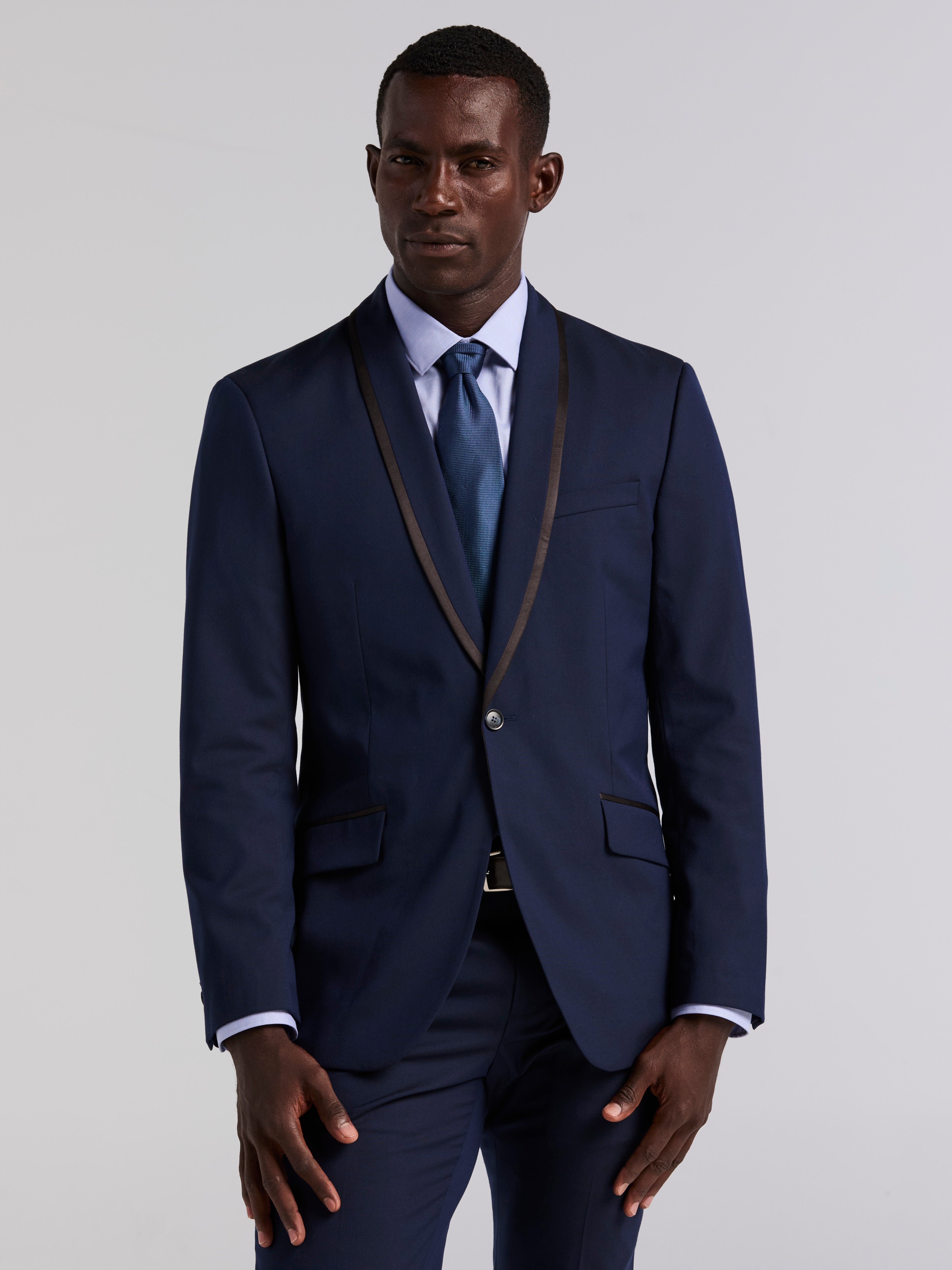 Slim Fit Stretch Tuxedo Suit Jacket