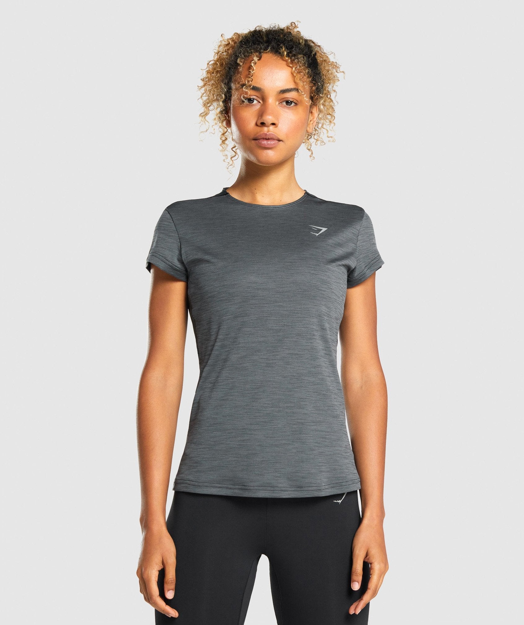 Gymshark Speed T-Shirt - Charcoal Marl