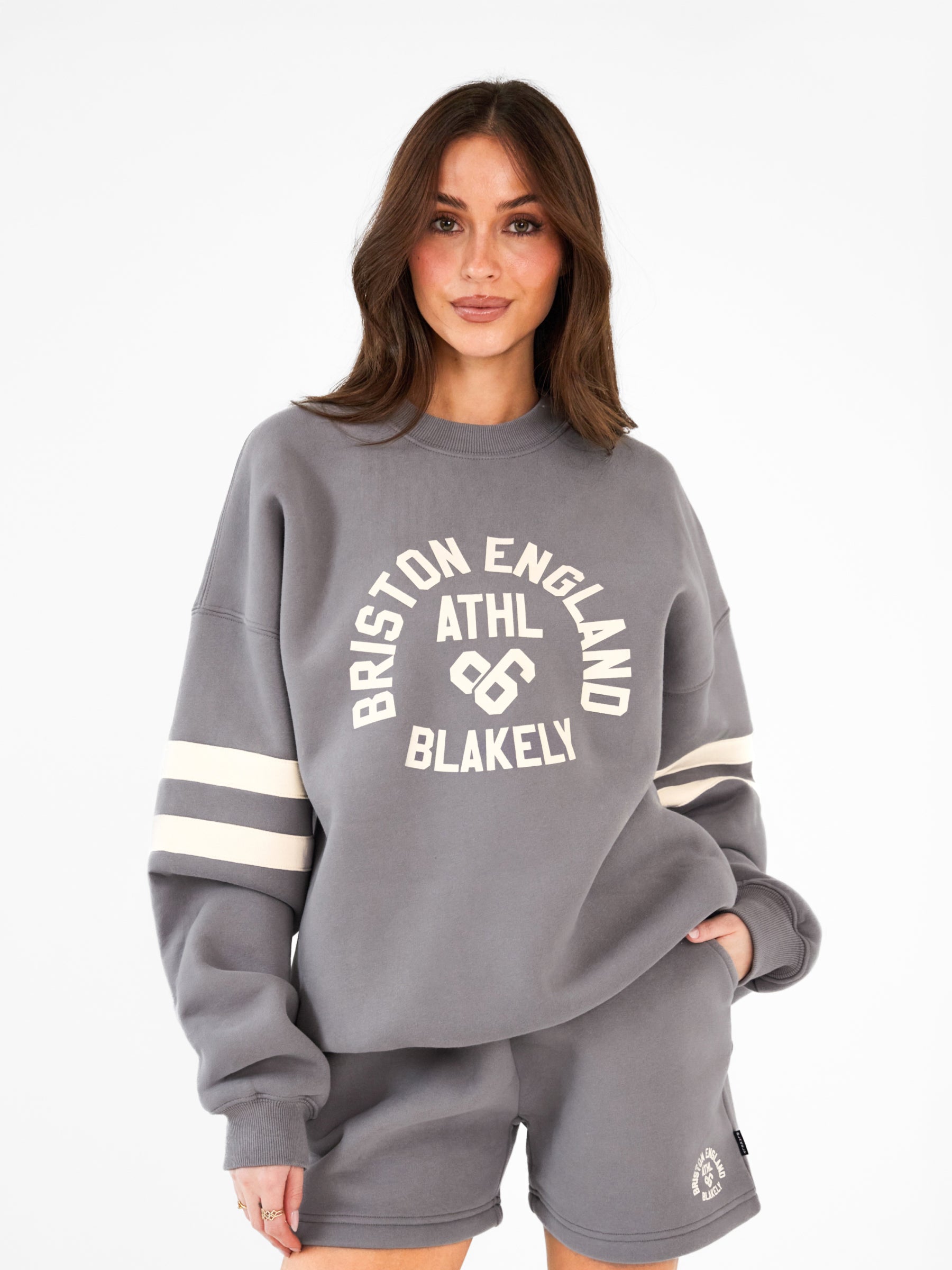 Briston Oversized Jumper - Smoky Grey