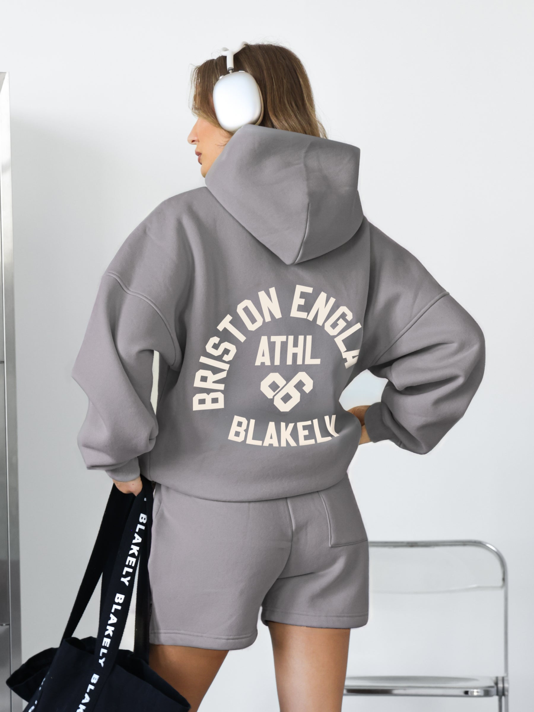 Briston Oversized Hoodie - Smoky Grey