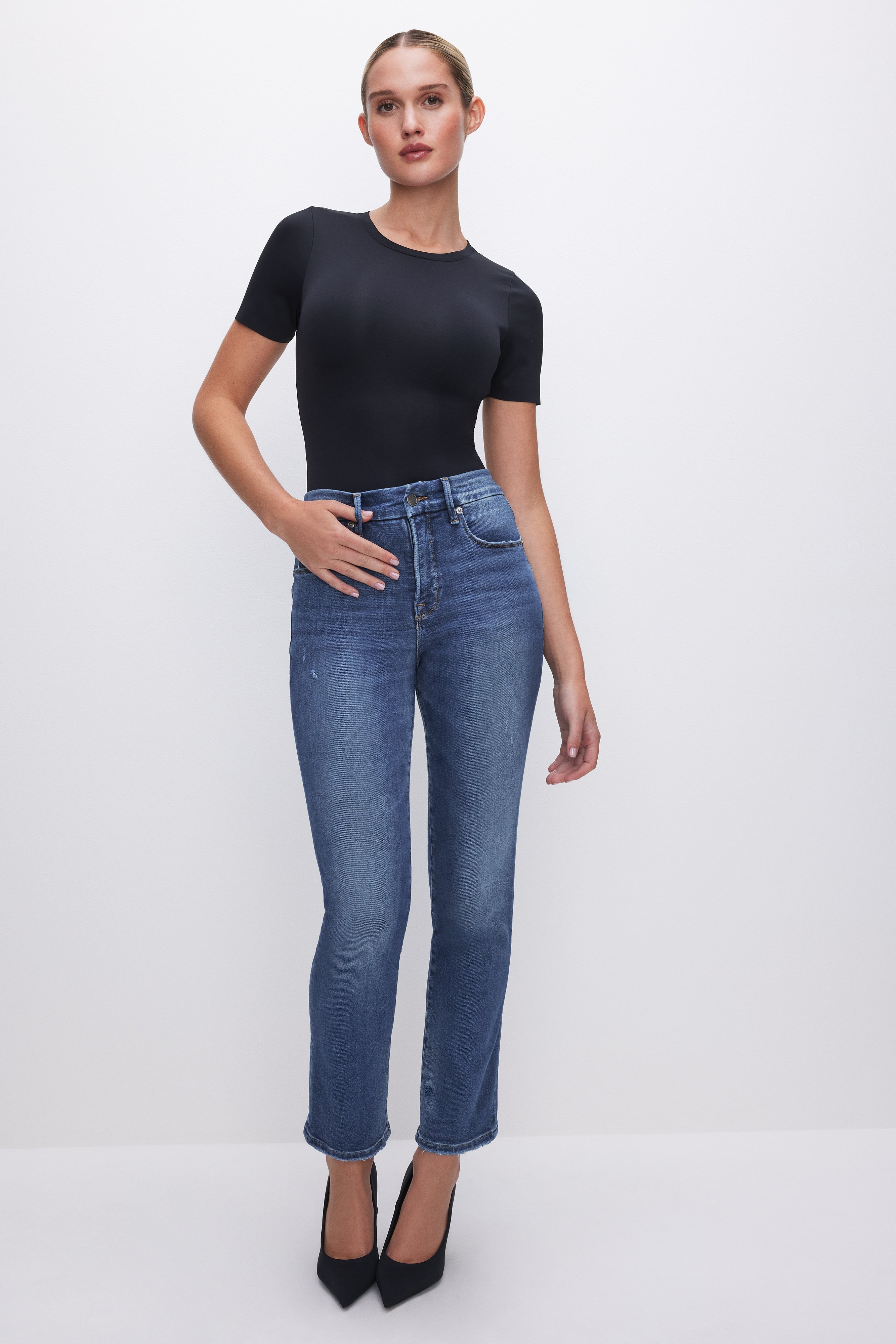 GOOD STRAIGHT COMPRESSION JEANS | INDIGO271