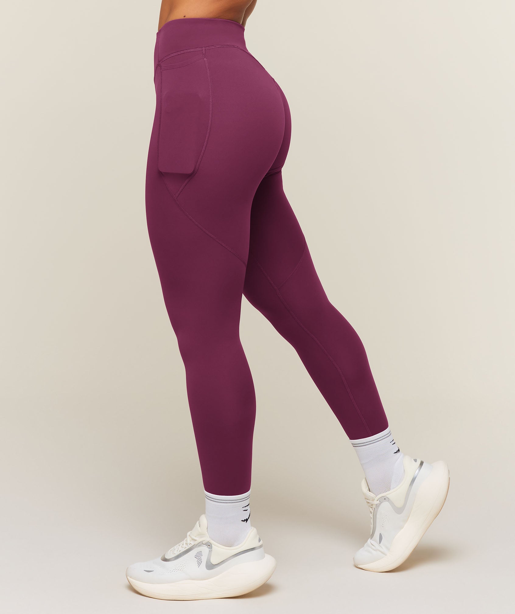 Gymshark Running Pocket Leggings - Strength Pink