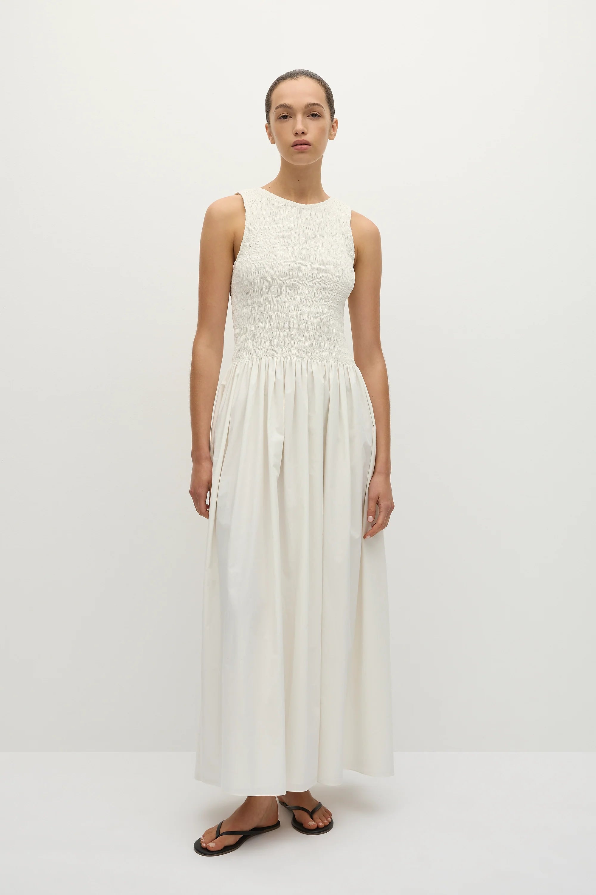 Alena Maxi Dress White - Final Sale