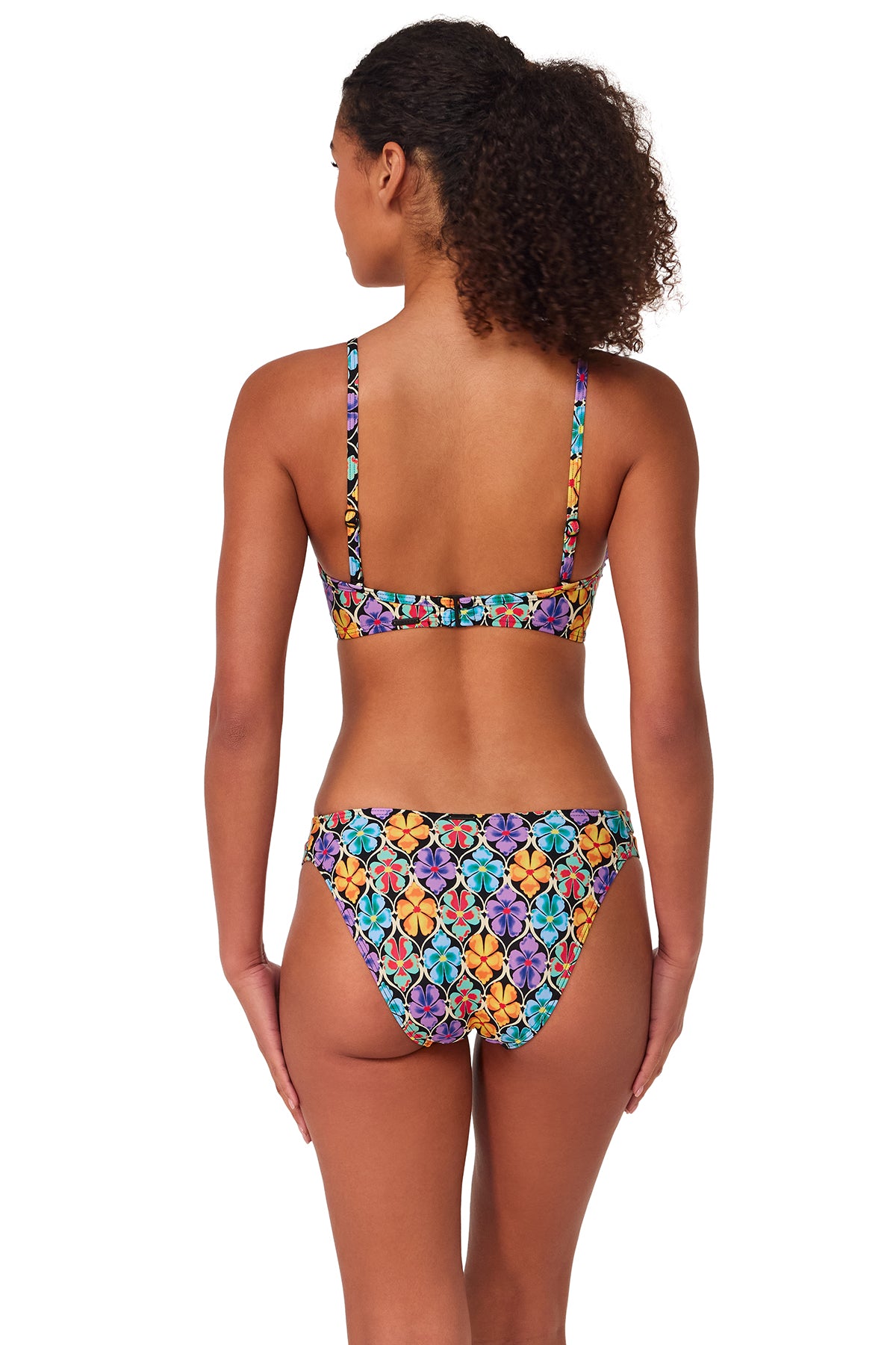 Sunsets Trellis Blooms Dora Double Tab Bottom