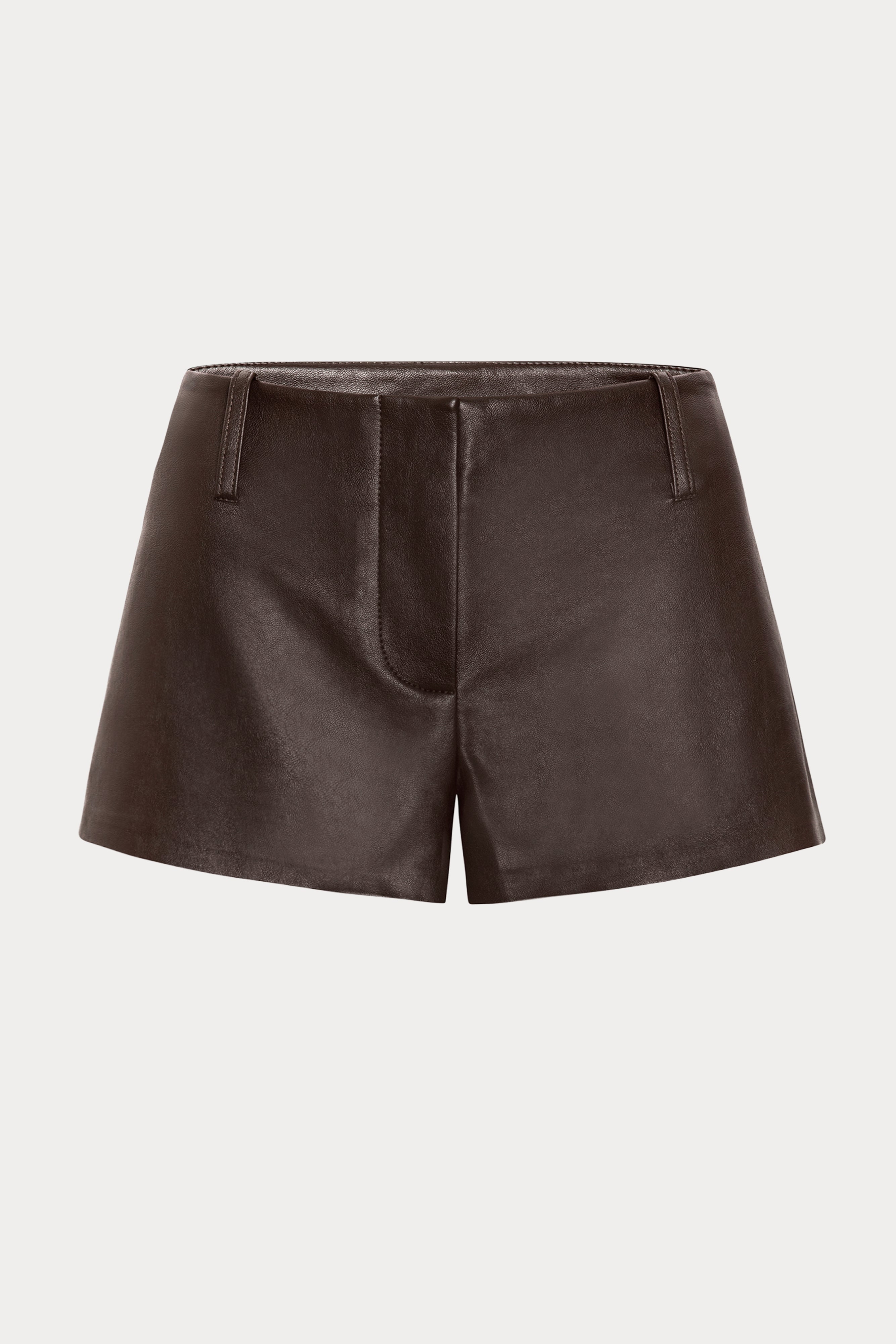 THE BETTER THAN LEATHER TROUSER SHORT | DEEP CHOCOLATE