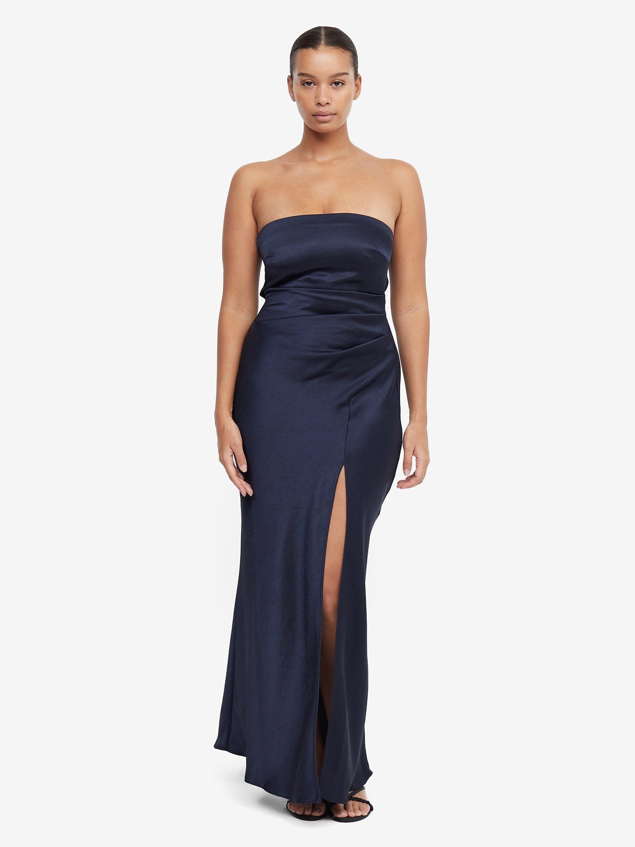 THE DREAMER STRAPLESS DRESS - INK