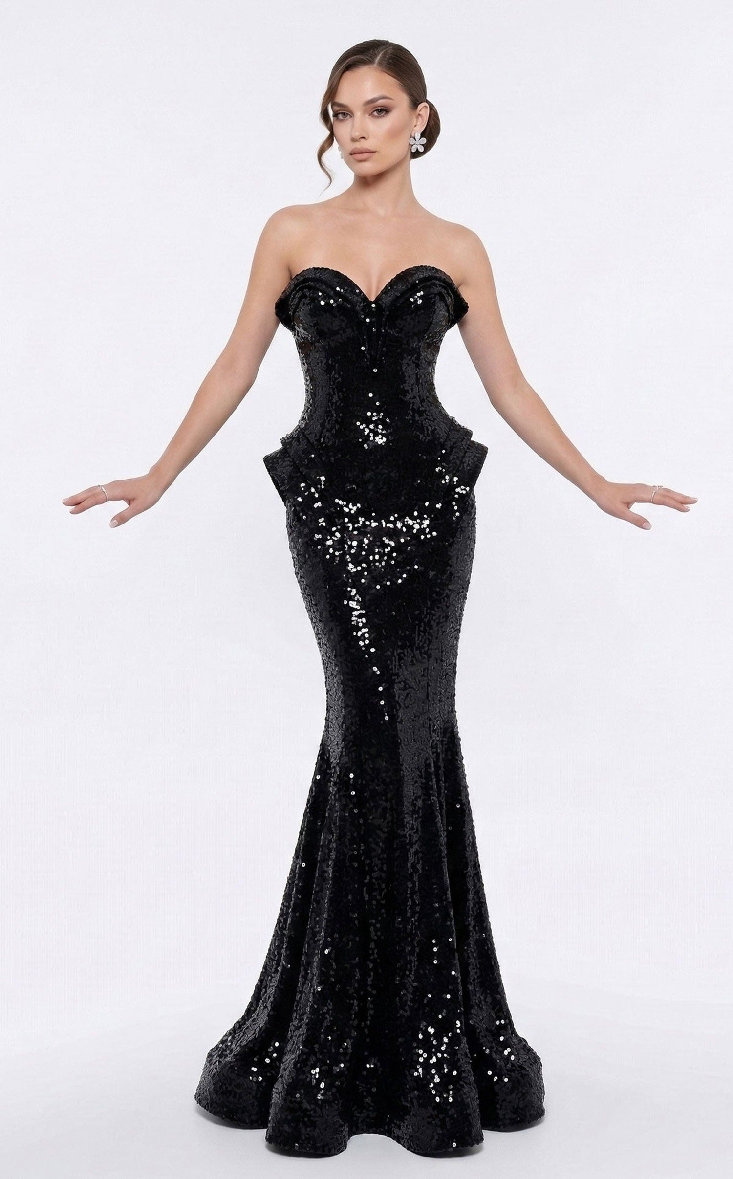MNM Couture 2263B Sparkle Mermaid Dress