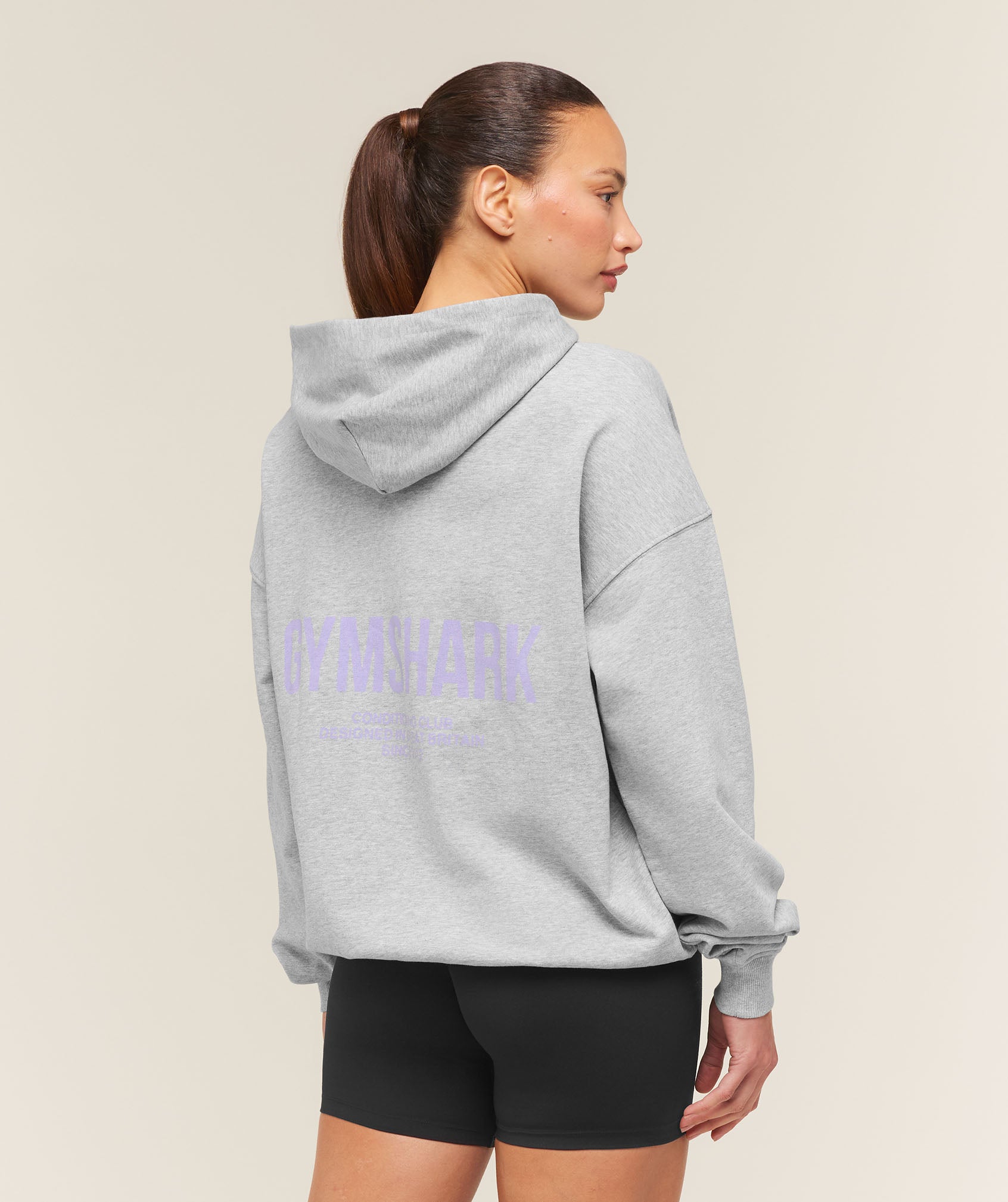 Gymshark Conditioning Club Hoodie - Light Grey Core Marl