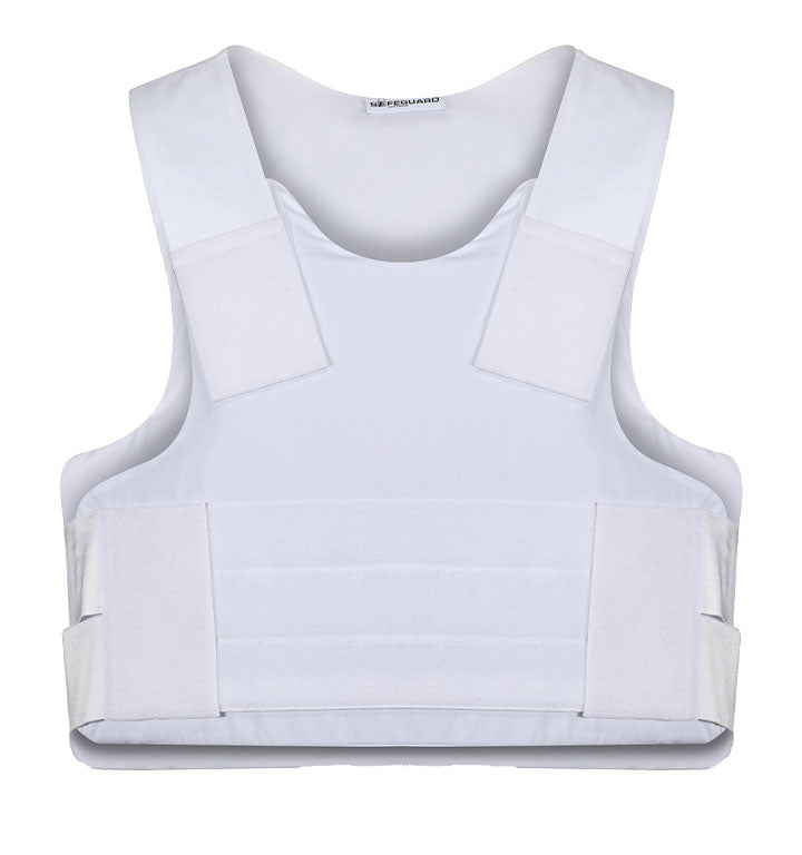 Cotton Carrier Ballistic Level II + Stab Level 1 + Spike Level 1 Covert Vest - White