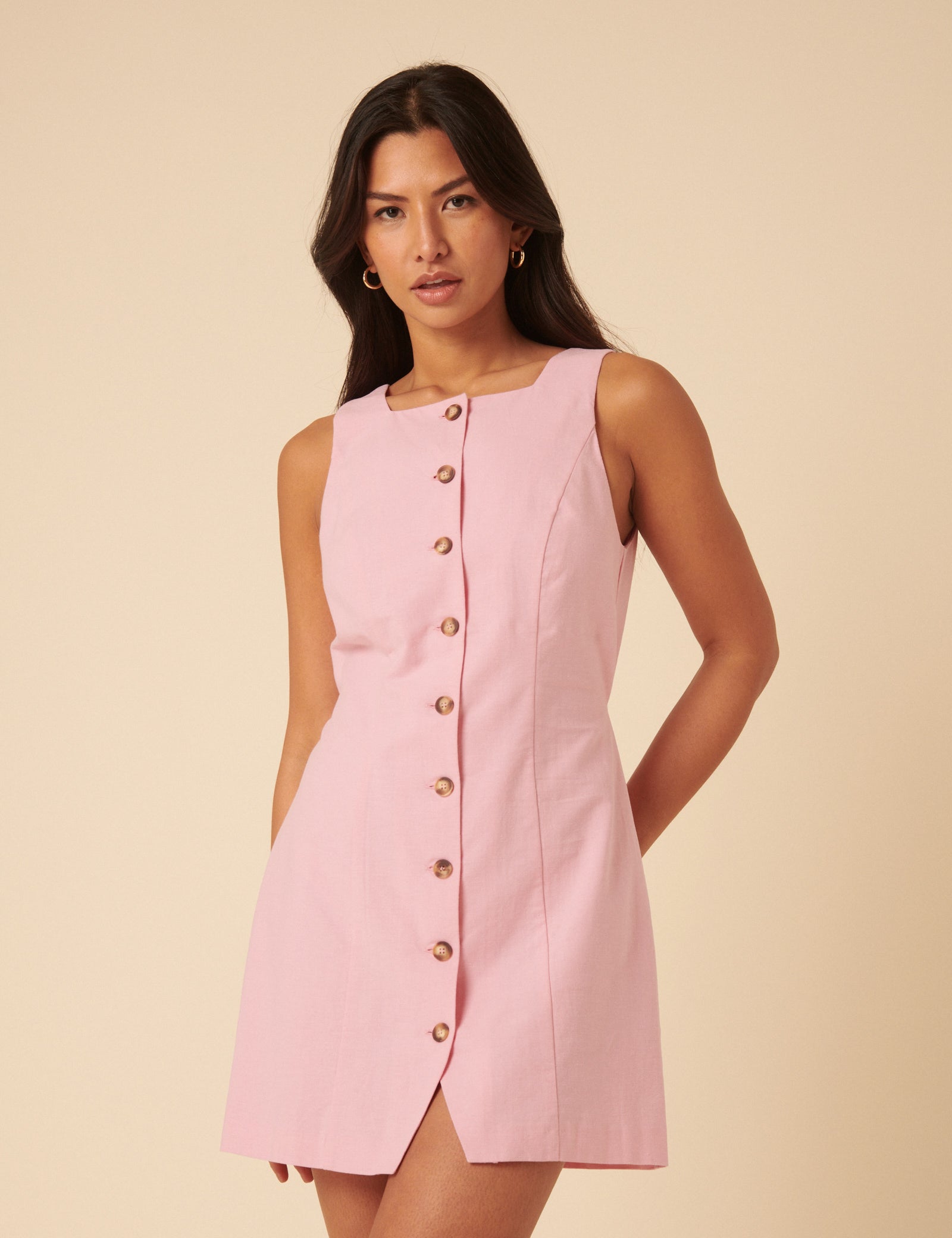 Pink Peri Mini Dress
