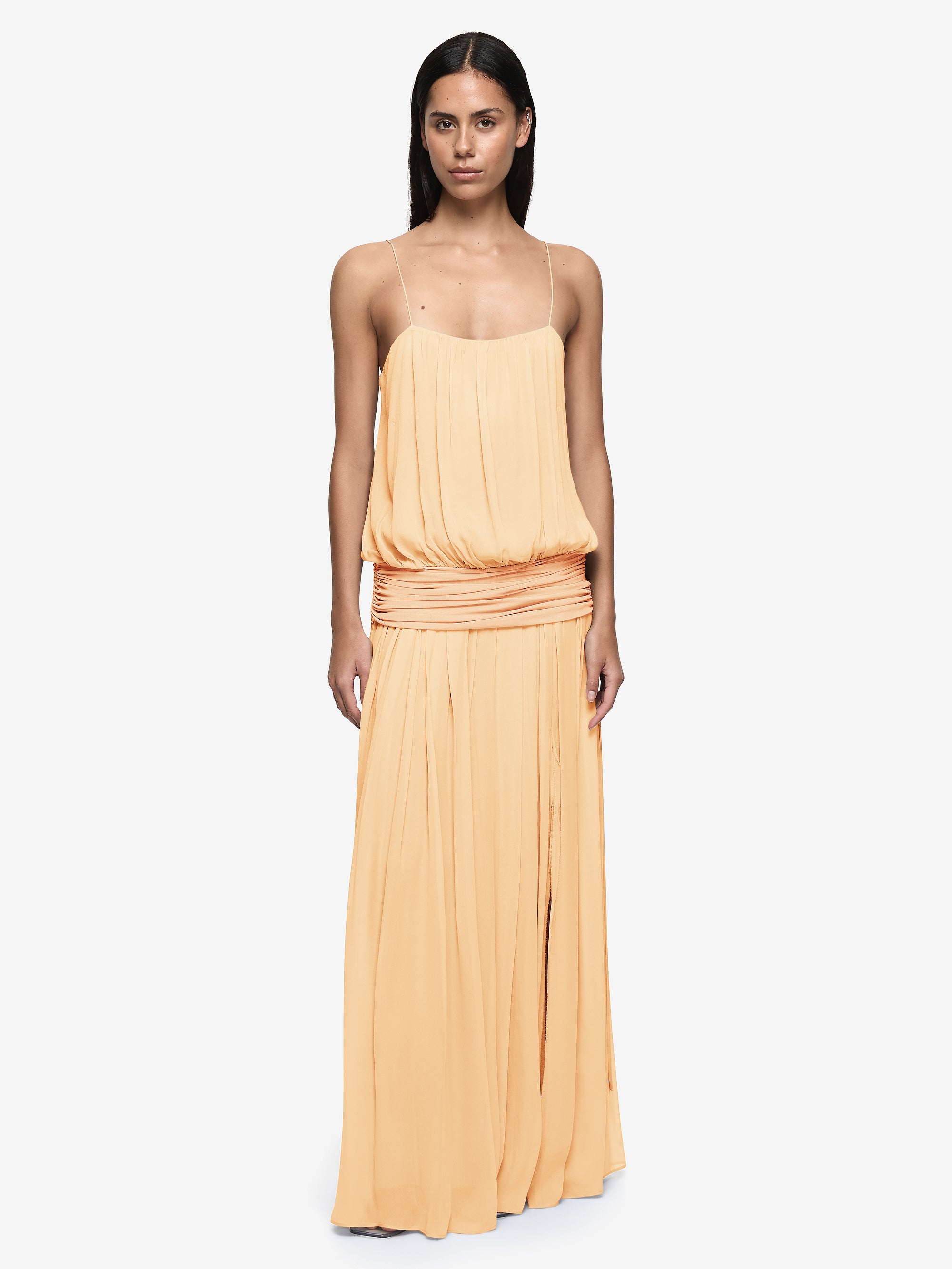 CAMILLE BLOUSON DRESS - SHERBET
