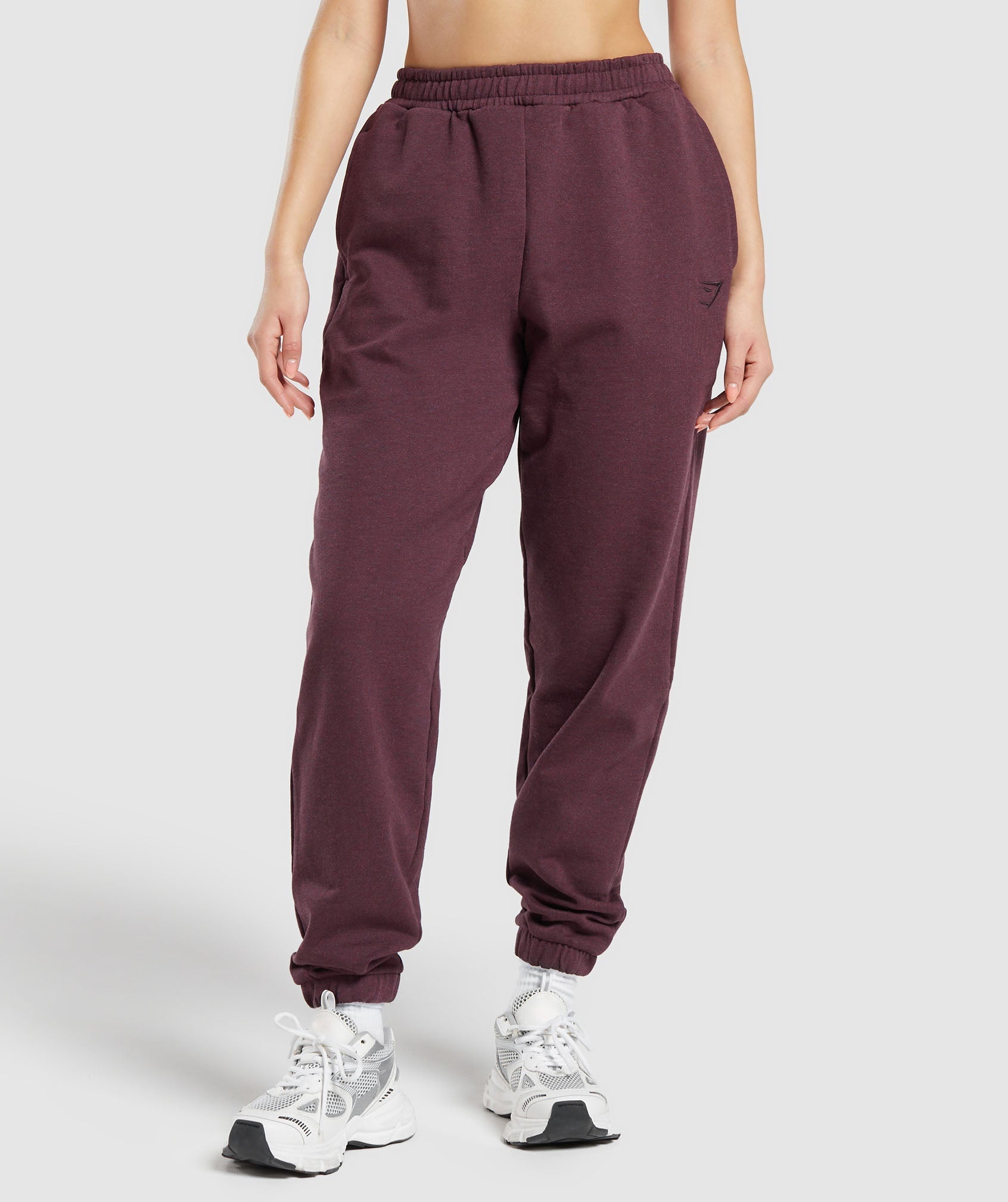 Gymshark Rest Day Sweats Joggers - Bros Deep Plum Marl
