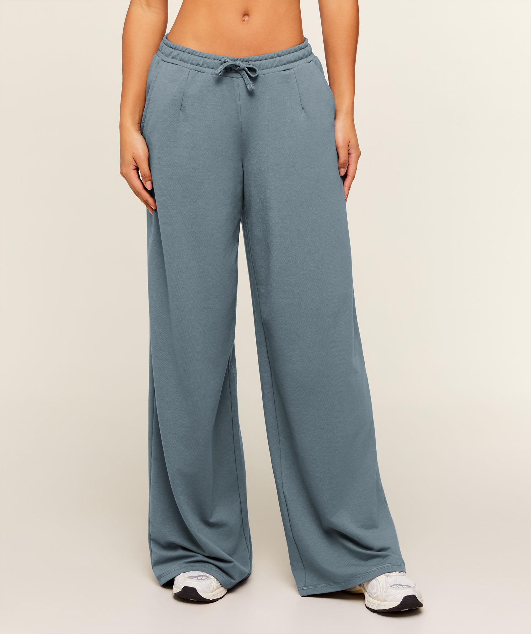 Gymshark Lightweight Wide Leg Pant Tall - Iron Blue