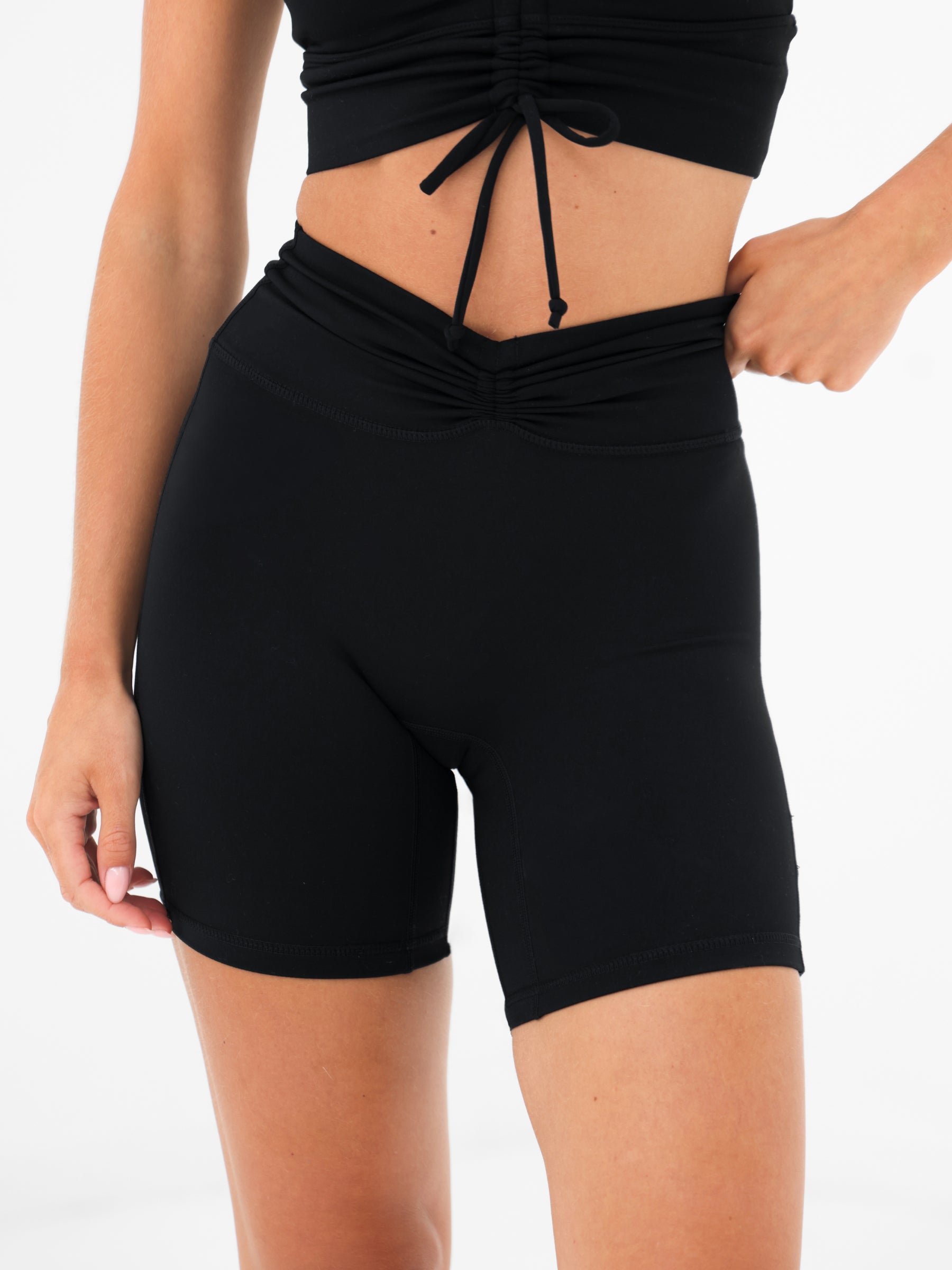 Ultimate Ruched Shorts - Black