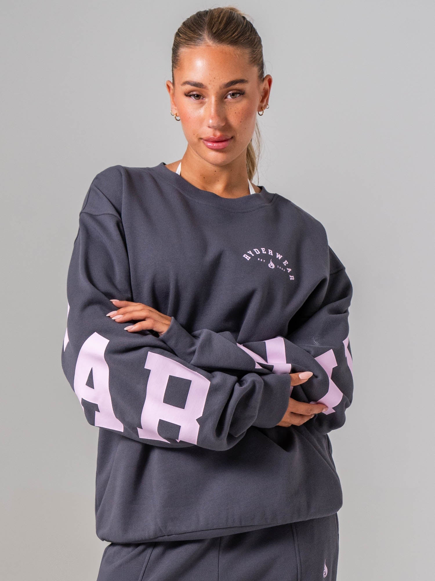 Collegiate Sweater - Stormy