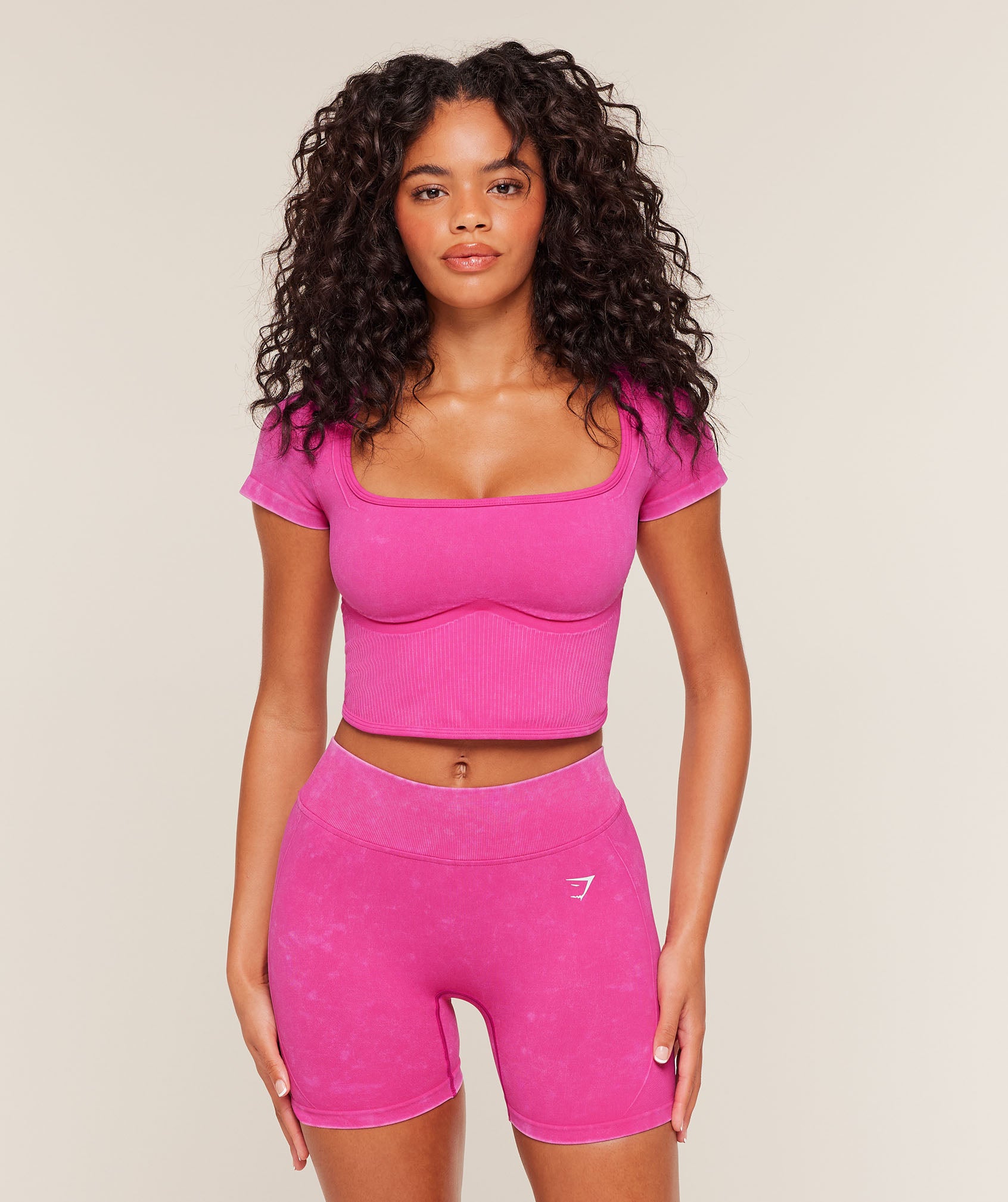 Gymshark x Bratz Crop Top - Super-Set Pink/Wash