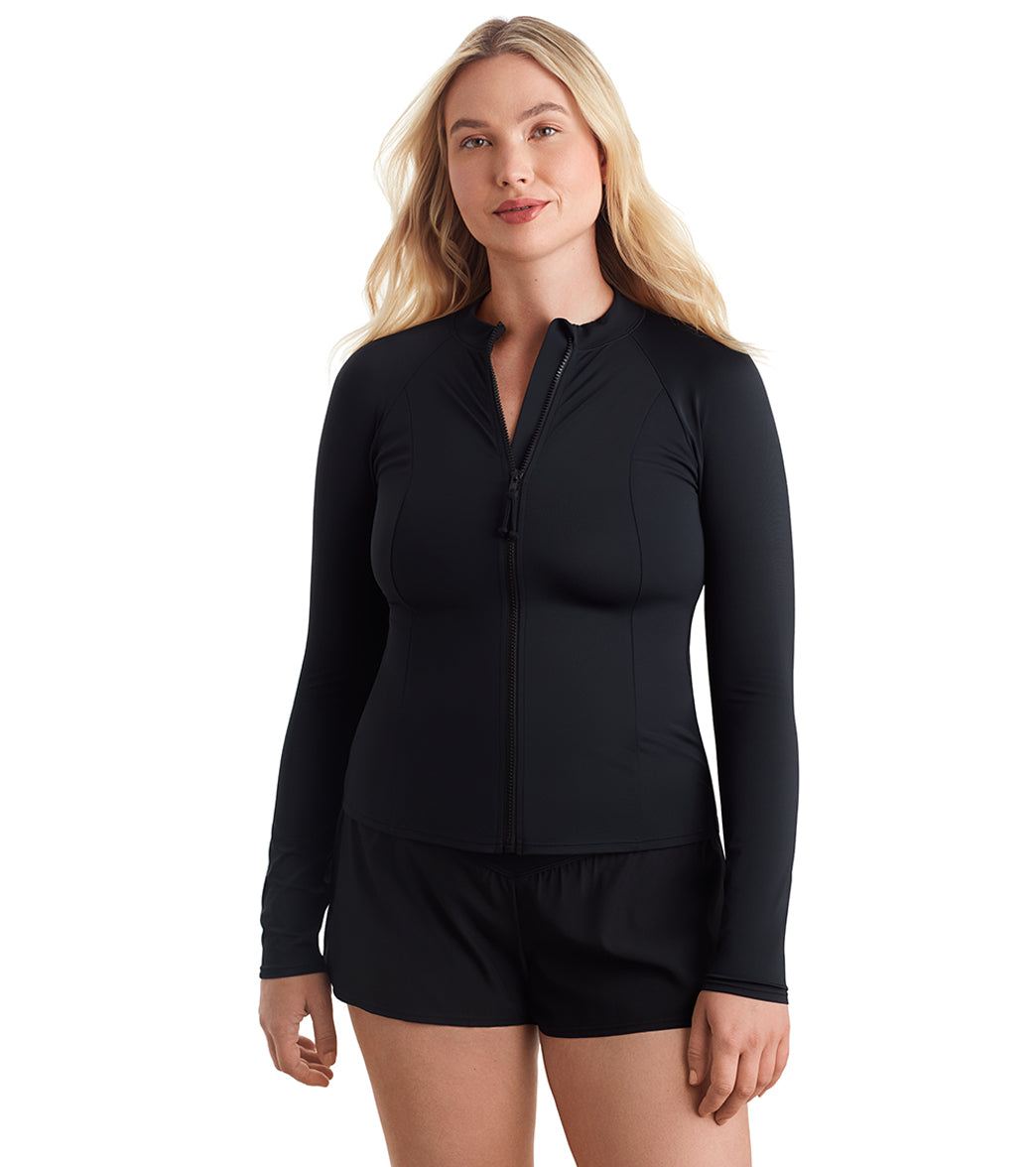 Shape Solver SPORT Women's Solids Sunblock Sunshirt
