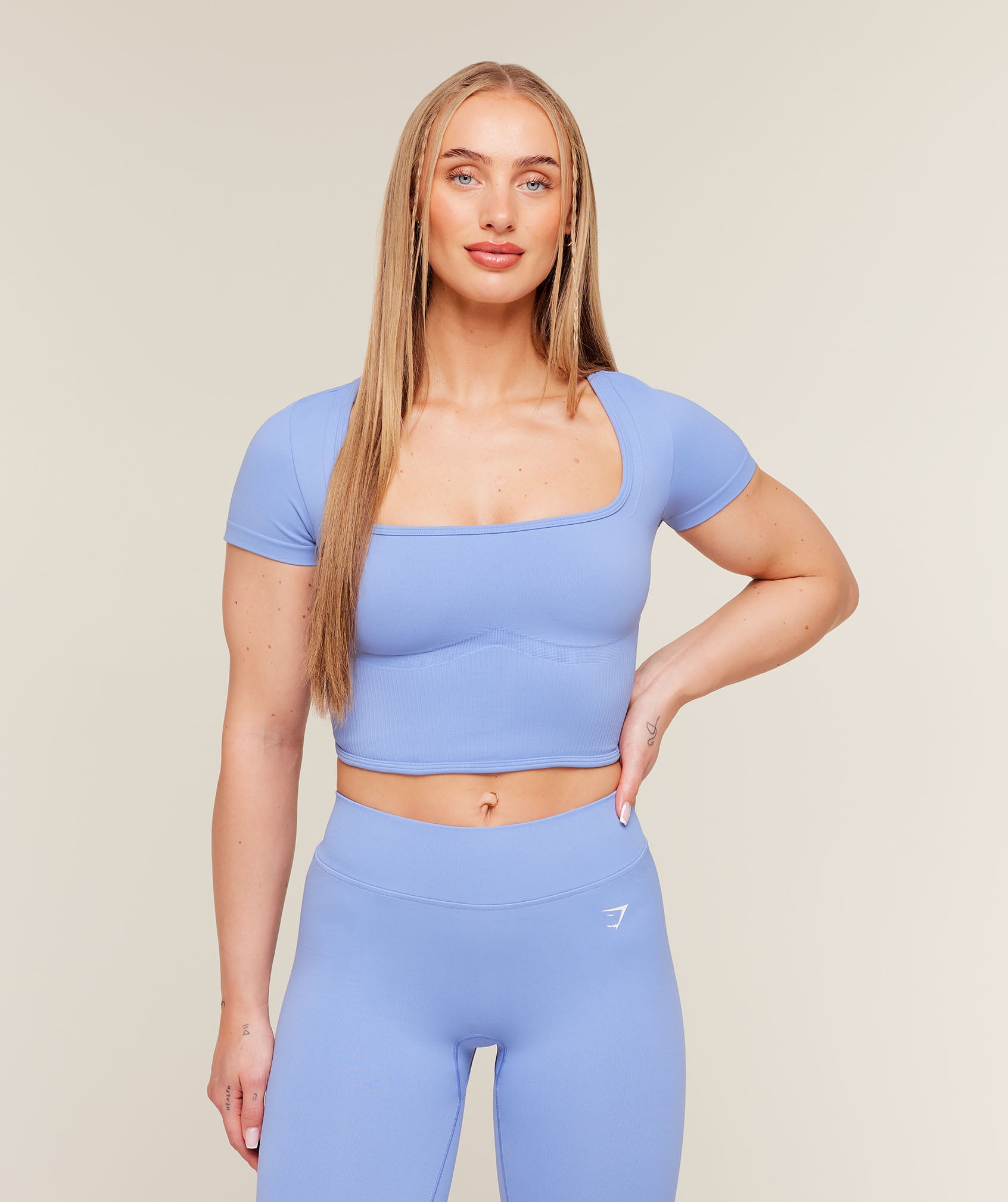 Gymshark x Bratz Crop Top - Steady Purple