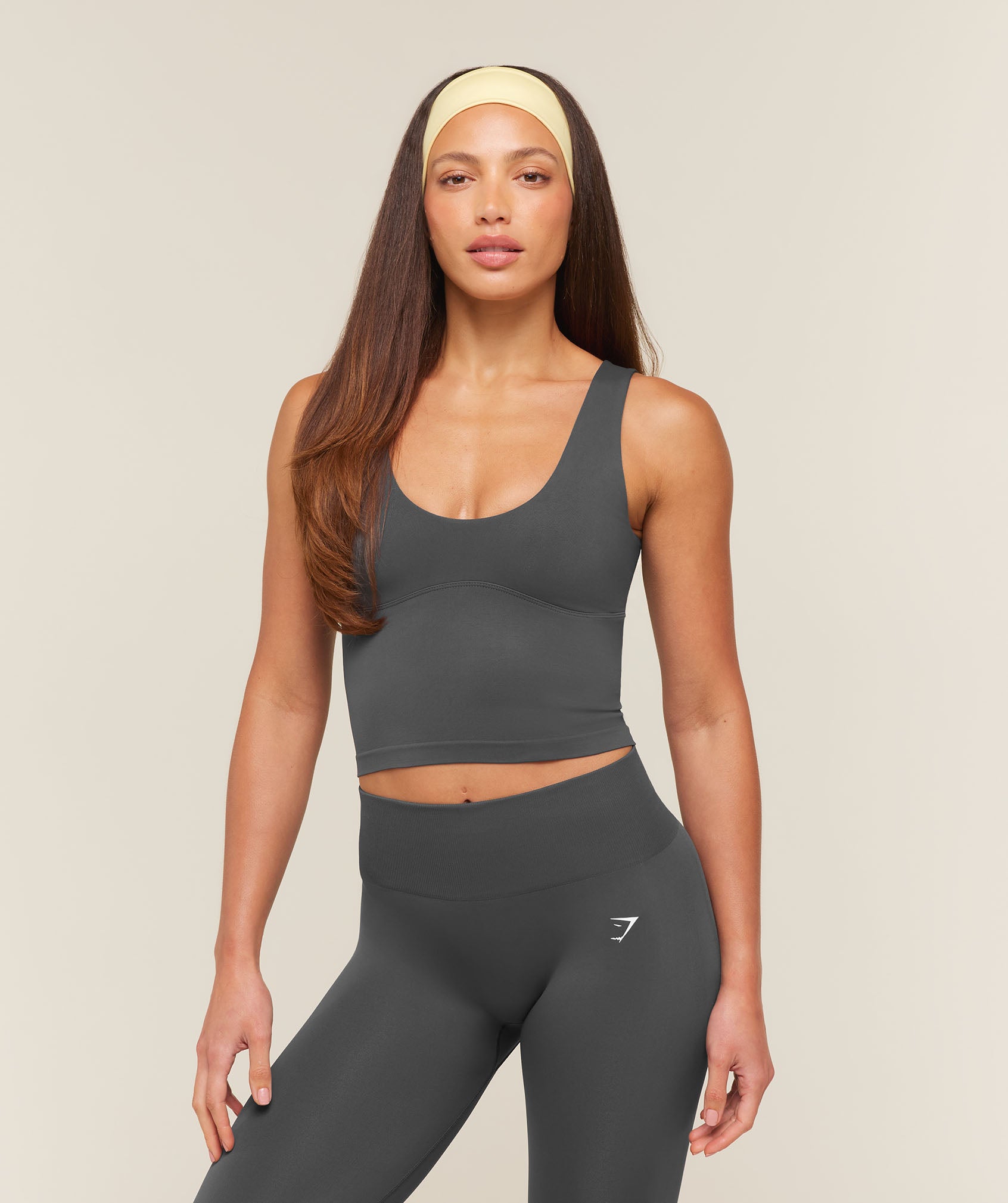 Gymshark Everyday Seamless Shelf Tank - Onyx Grey