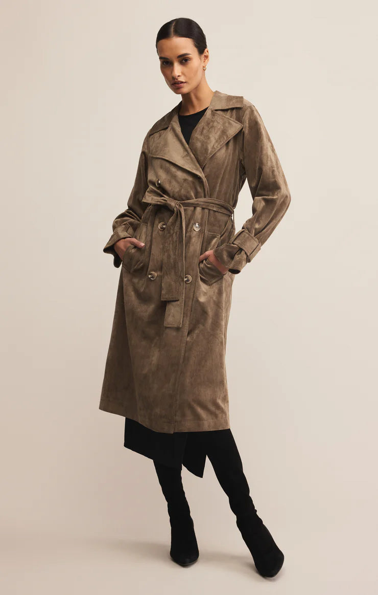 Z Supply Retreat Dorian Suede Trench