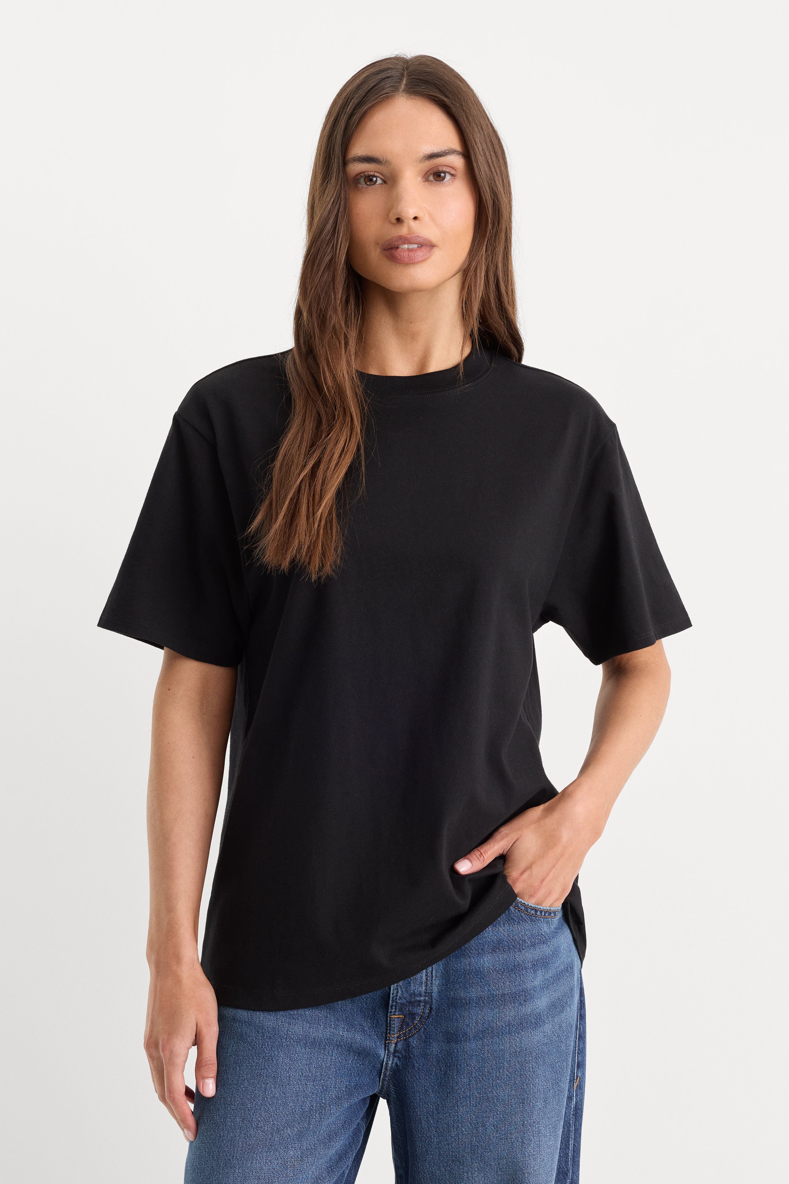 THE OVERSIZED TEE | BLACK001