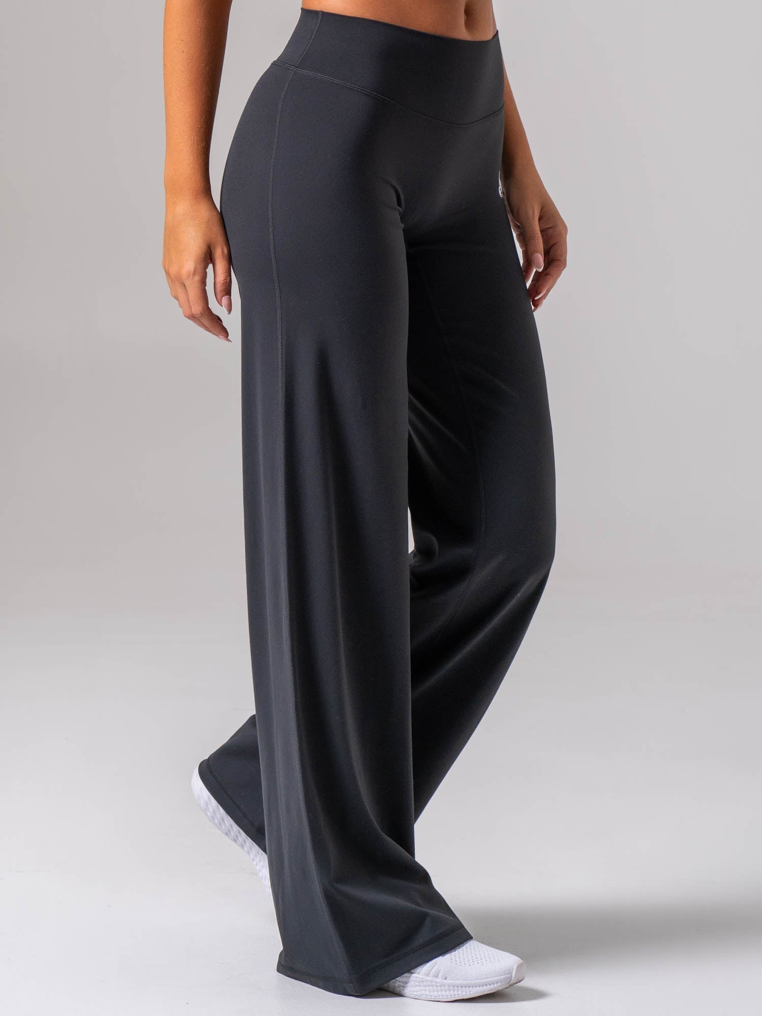 NKD Wide Leg Leggings - Midnight Black