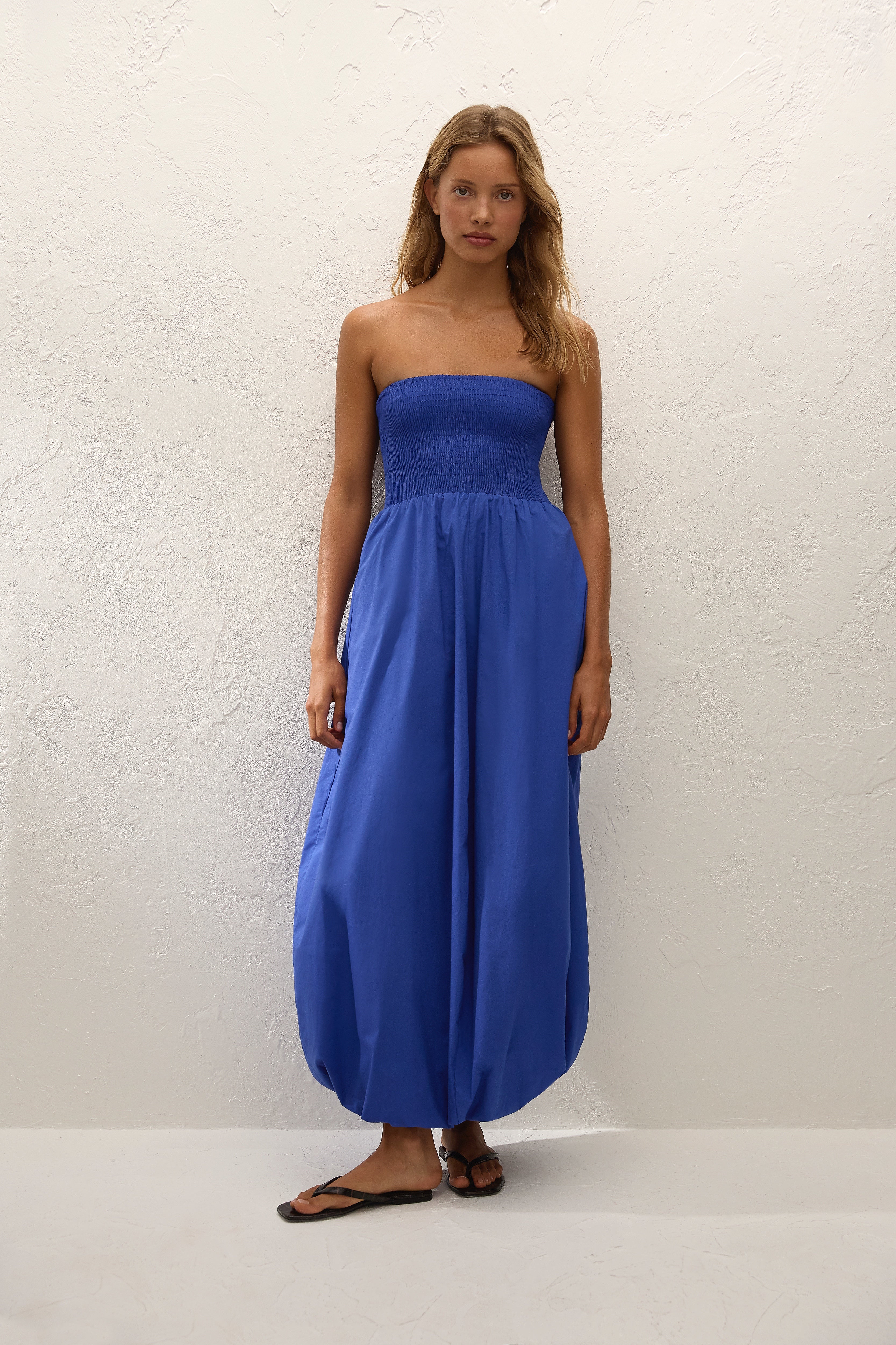 Lunaire Midi Dress Cobalt