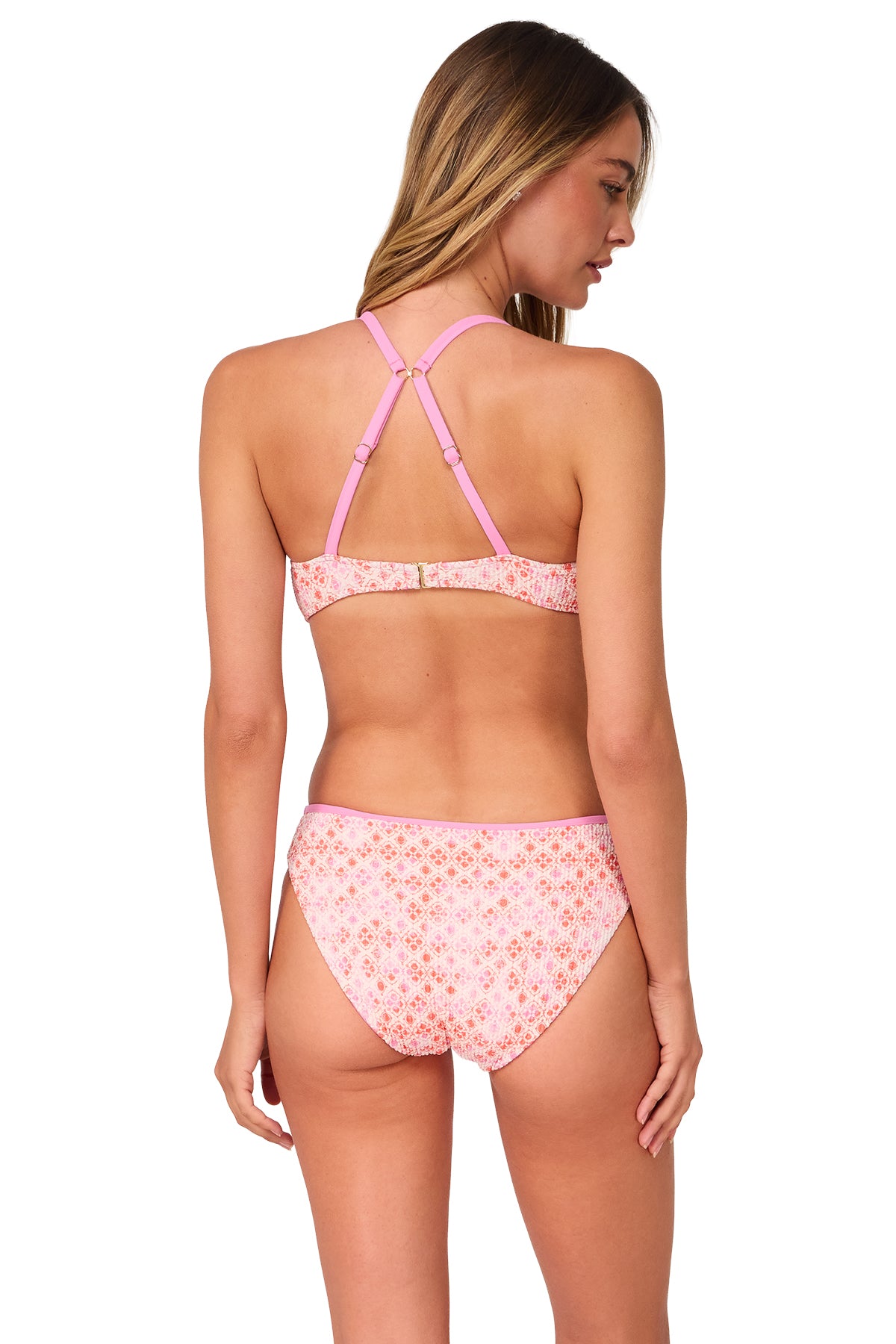 Swim Systems Coral Kiss Scrunch Berkeley Hipster Bottom