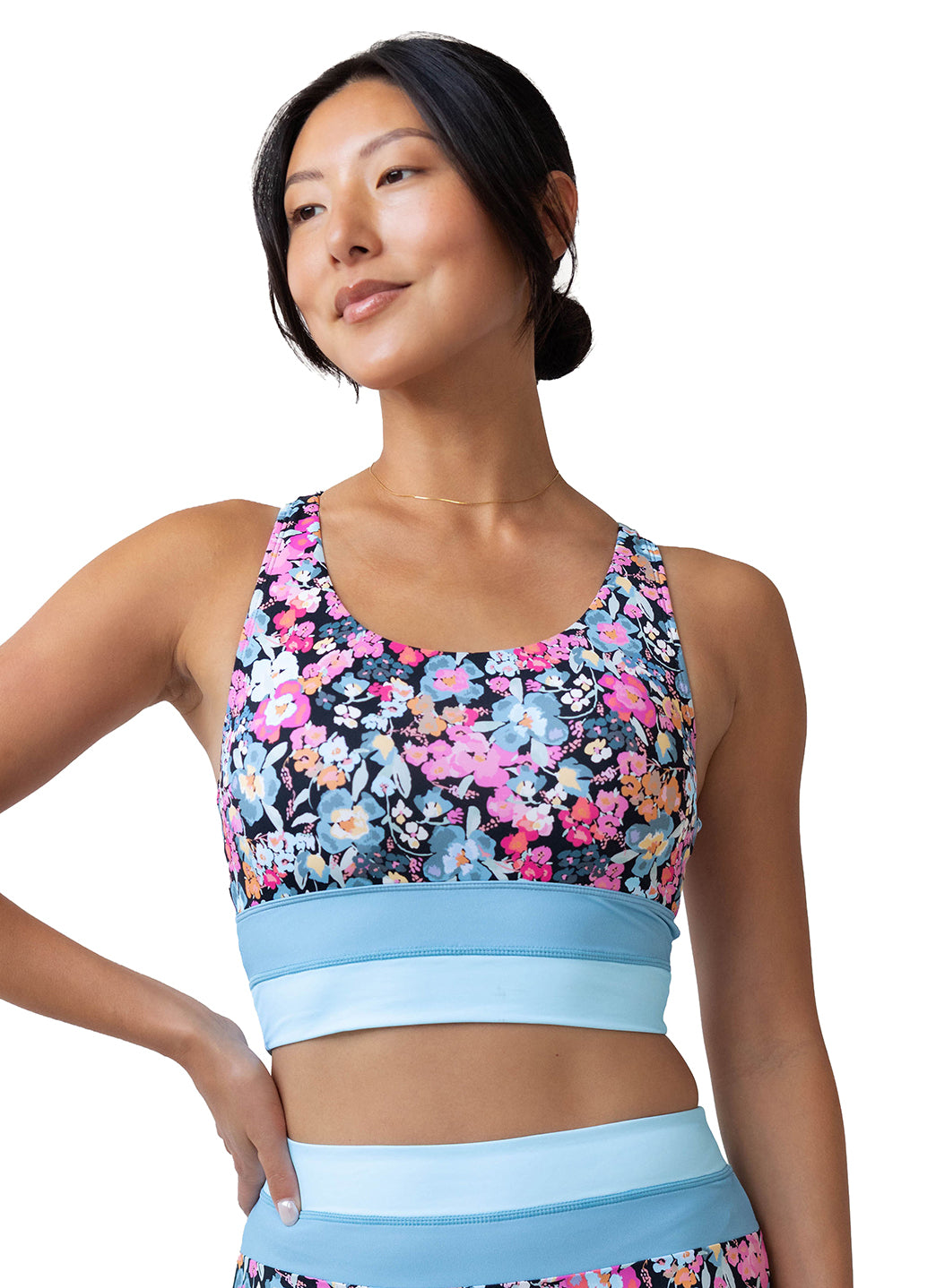 Nani Women's Odyssey Cut Back Crop Bikini Top