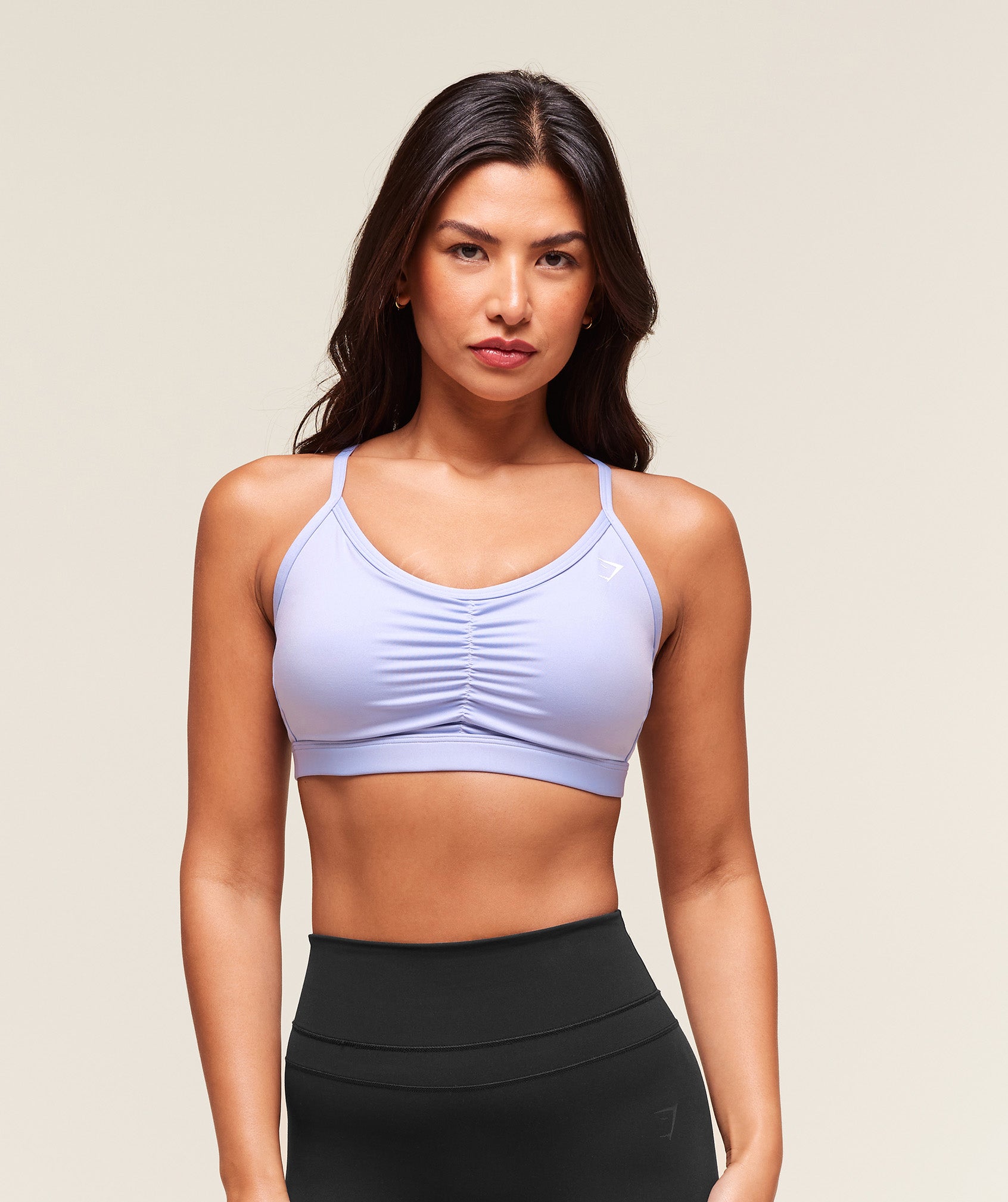 Gymshark Ruched Sports Bra - Peri Blue