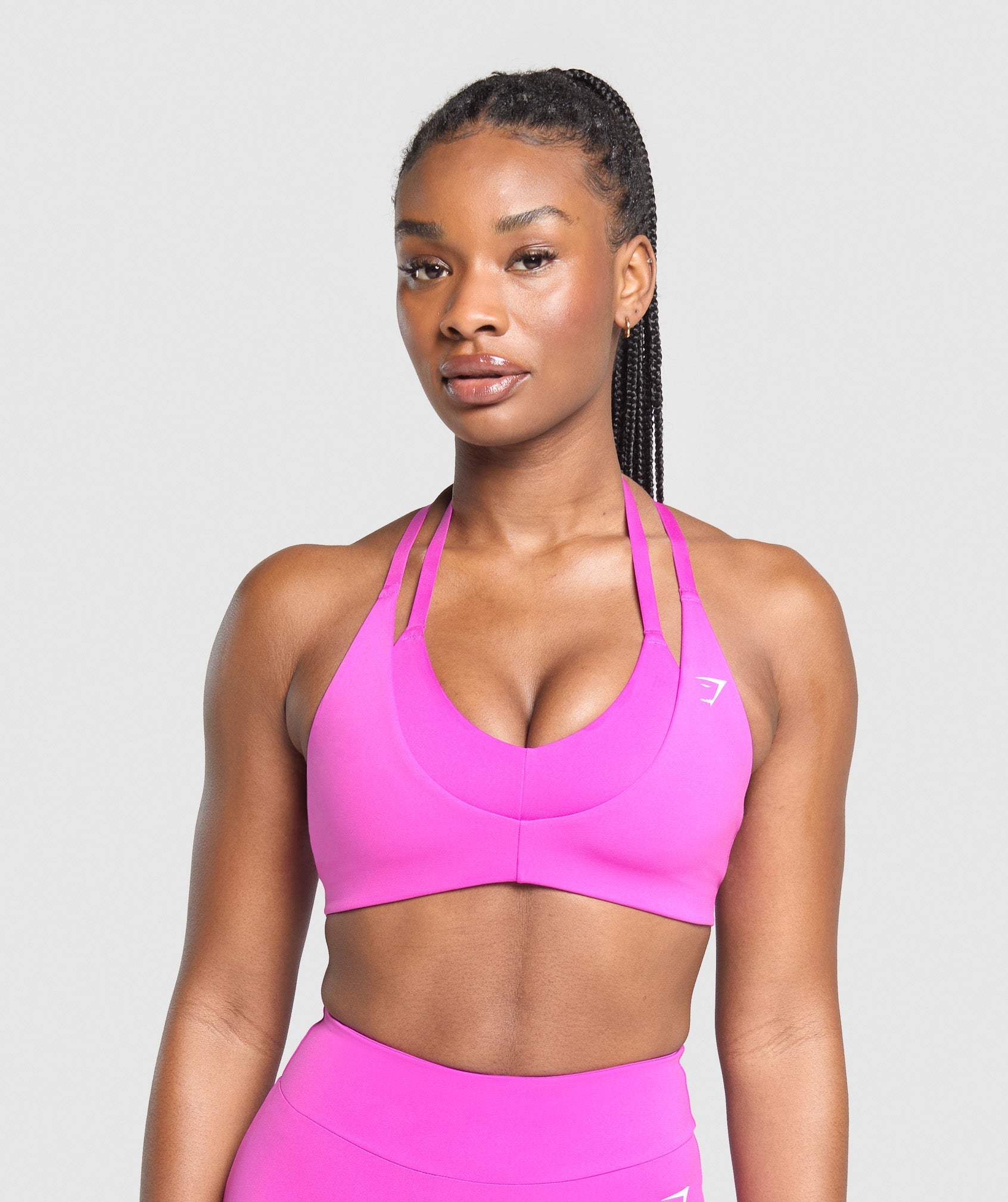 Gymshark Reps T Back Sports Bra - Vibrant Pink