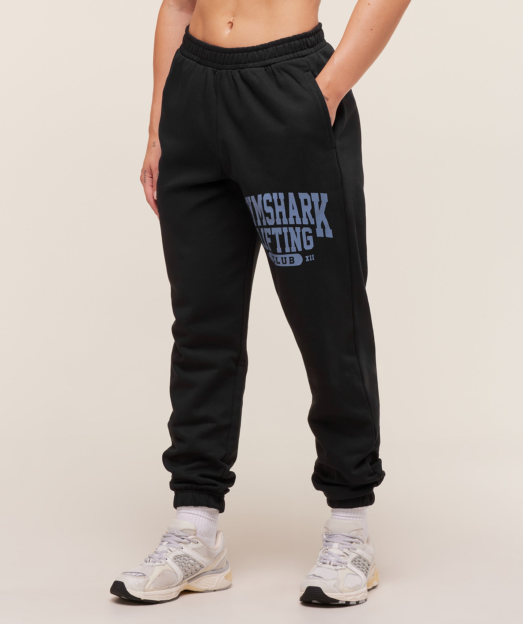 Gymshark Lifting Club Graphic Joggers - Black