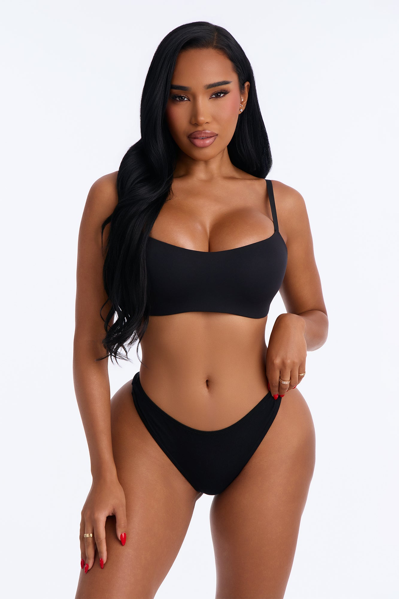 The Easy Way Wireless Seamless Bra - Black
