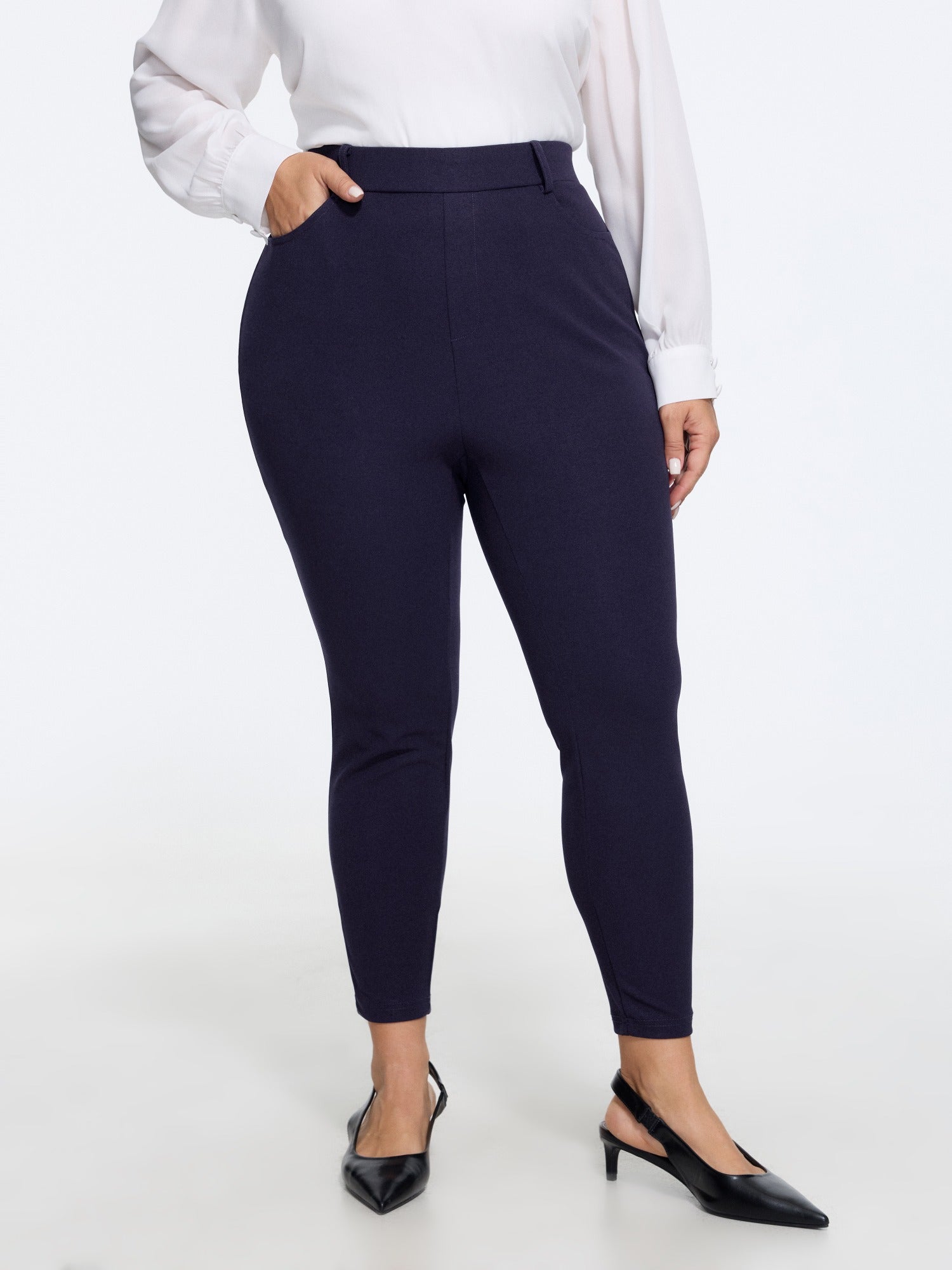 Stretch Pocket Skinny Pants