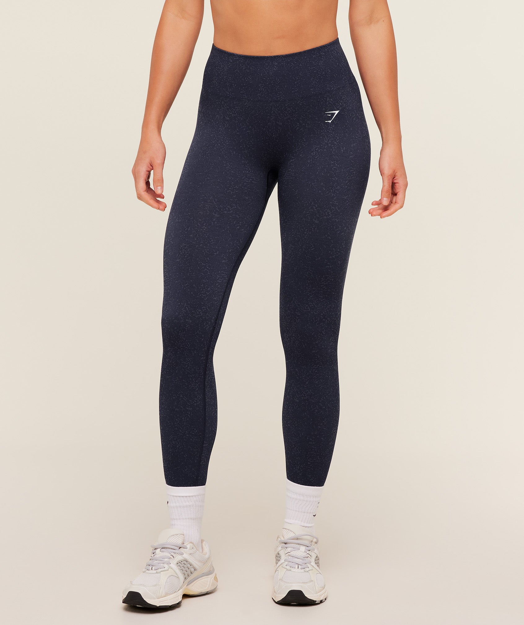 Gymshark Adapt Fleck Seamless Leggings - Heavy Blue/Iron Blue