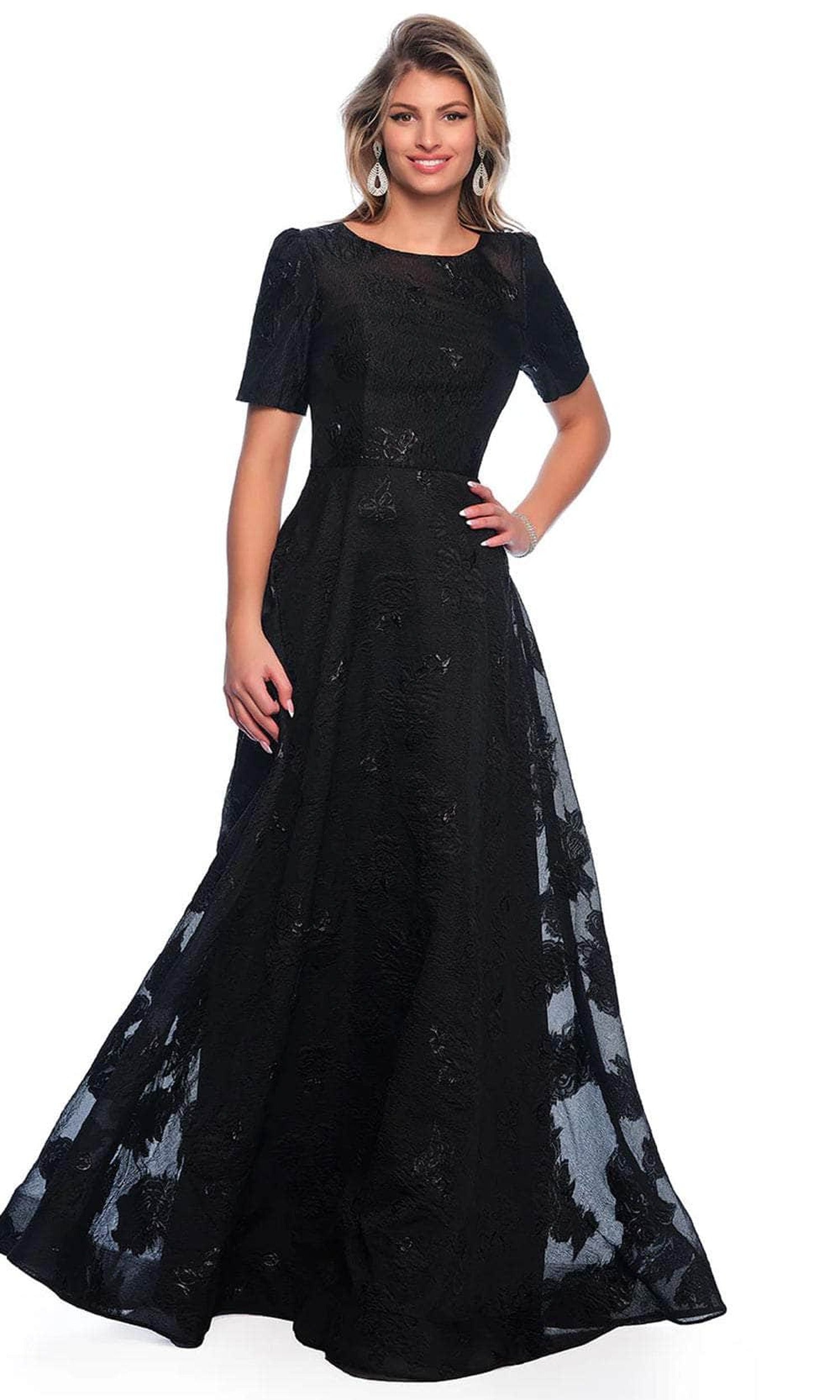 Dave and Johnny 11815 - Short Sleeve A Line Dress
