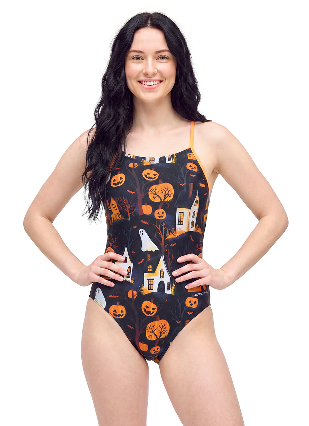 Sporti Spooky Hollow Micro Back One Piece Swimsuit (26-40)