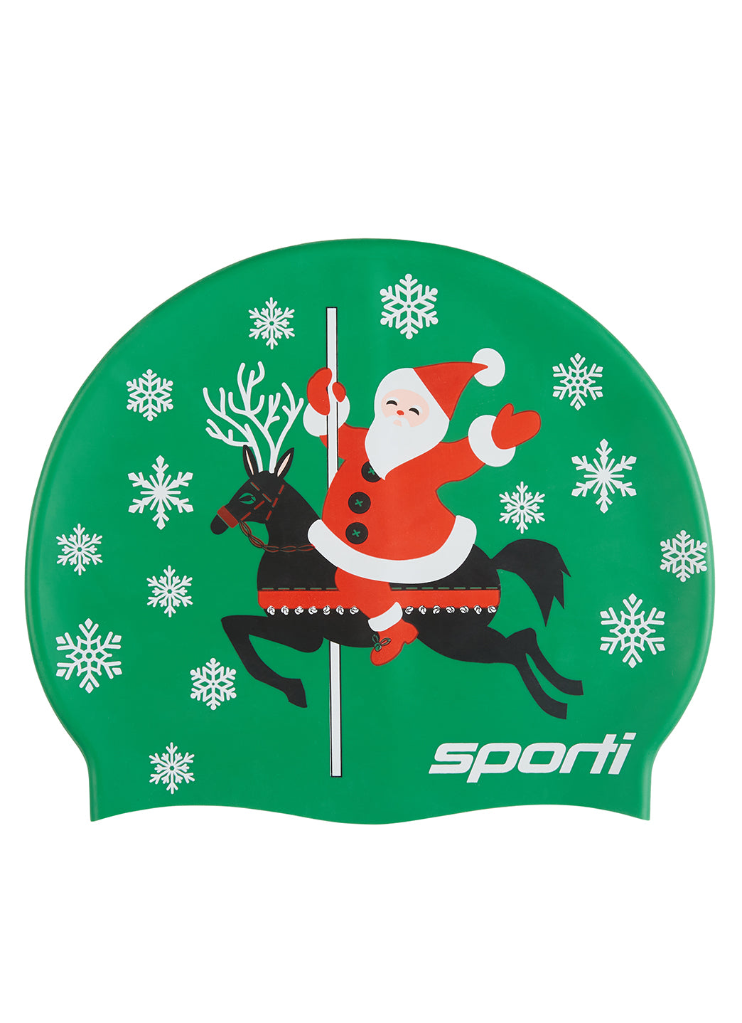 Sporti Jolly Go Round Silicone Swim Cap Jr