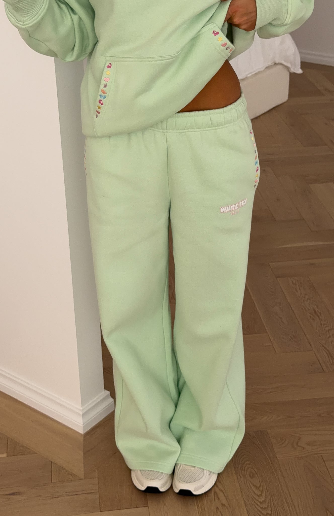 Vol. 2 Wide Leg Sweatpants Mint