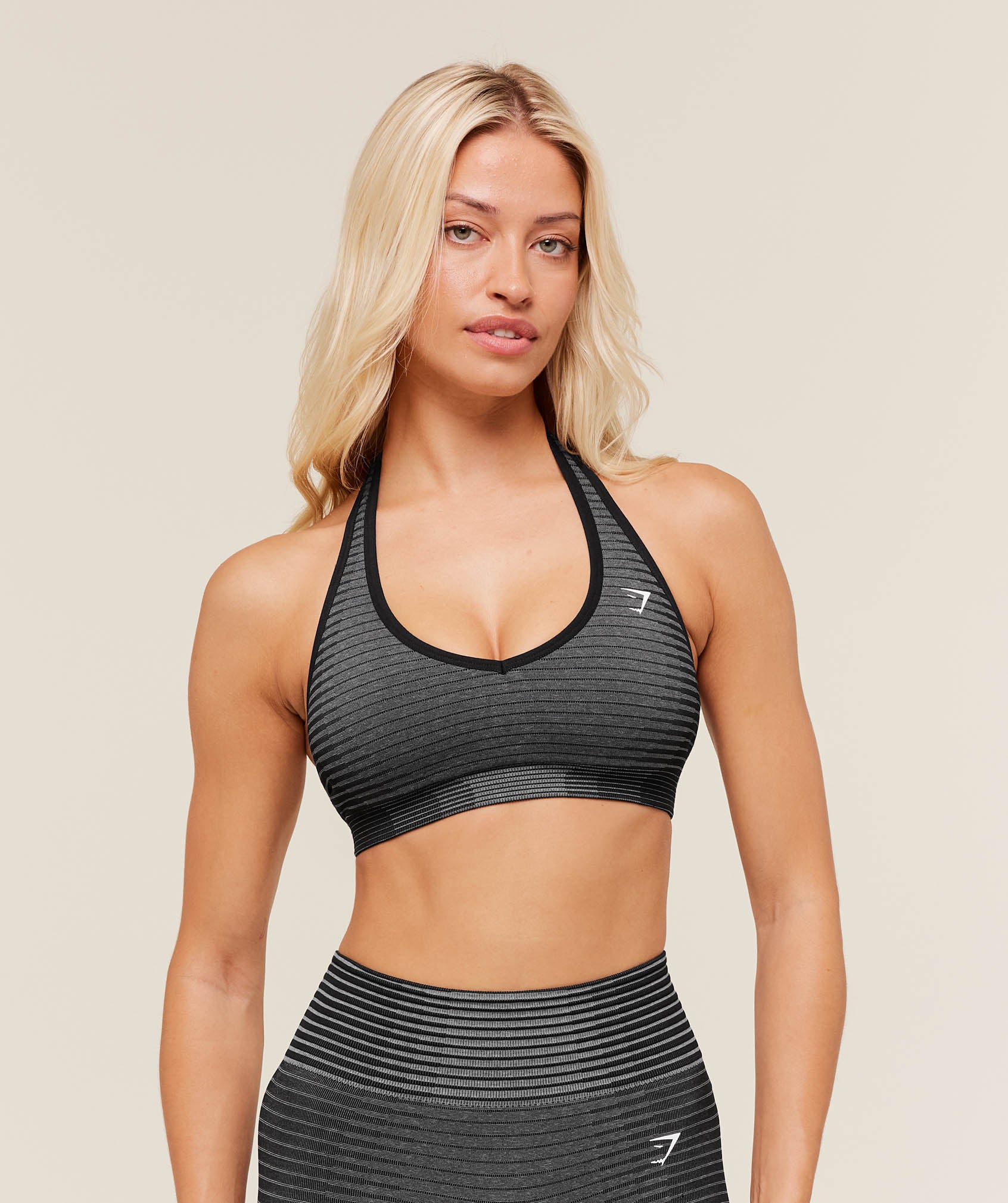 Gymshark Sport Seamless Sports Bra - Onyx Grey/Black