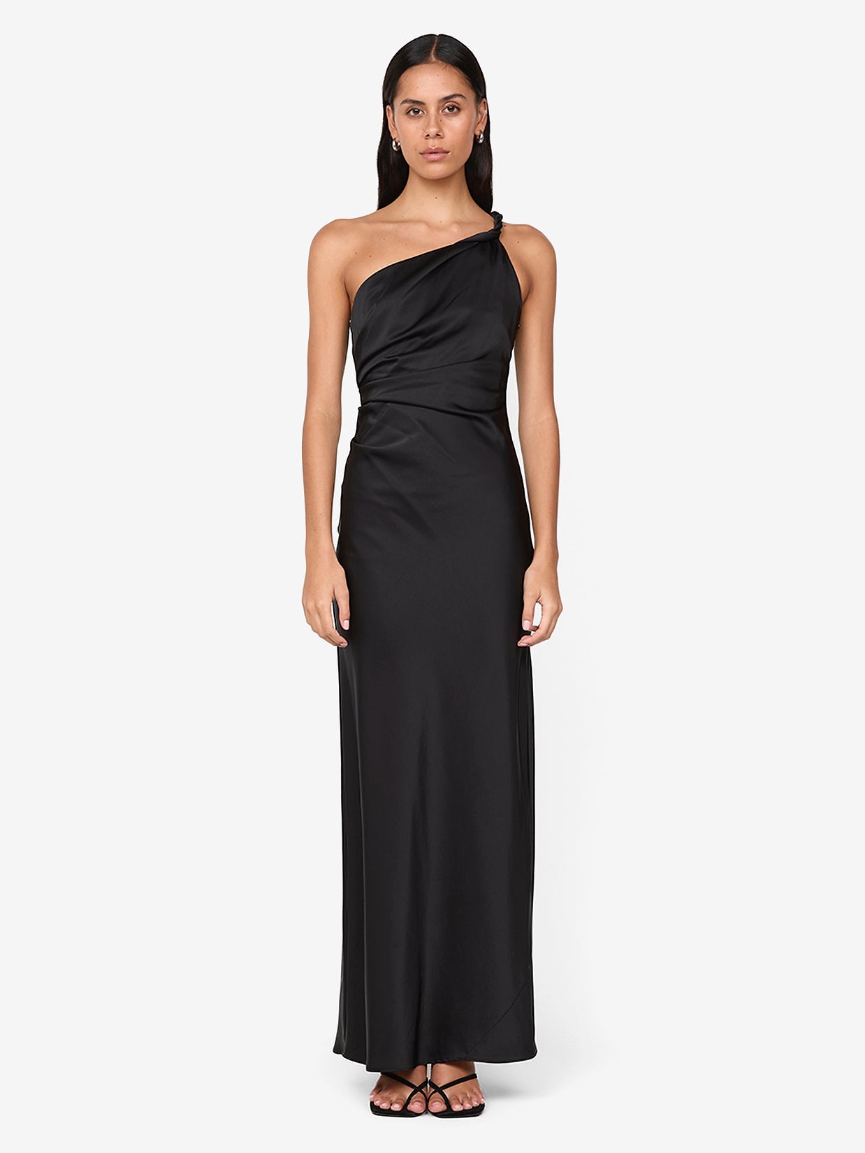 LUNETTA ASYM DRESS - BLACK