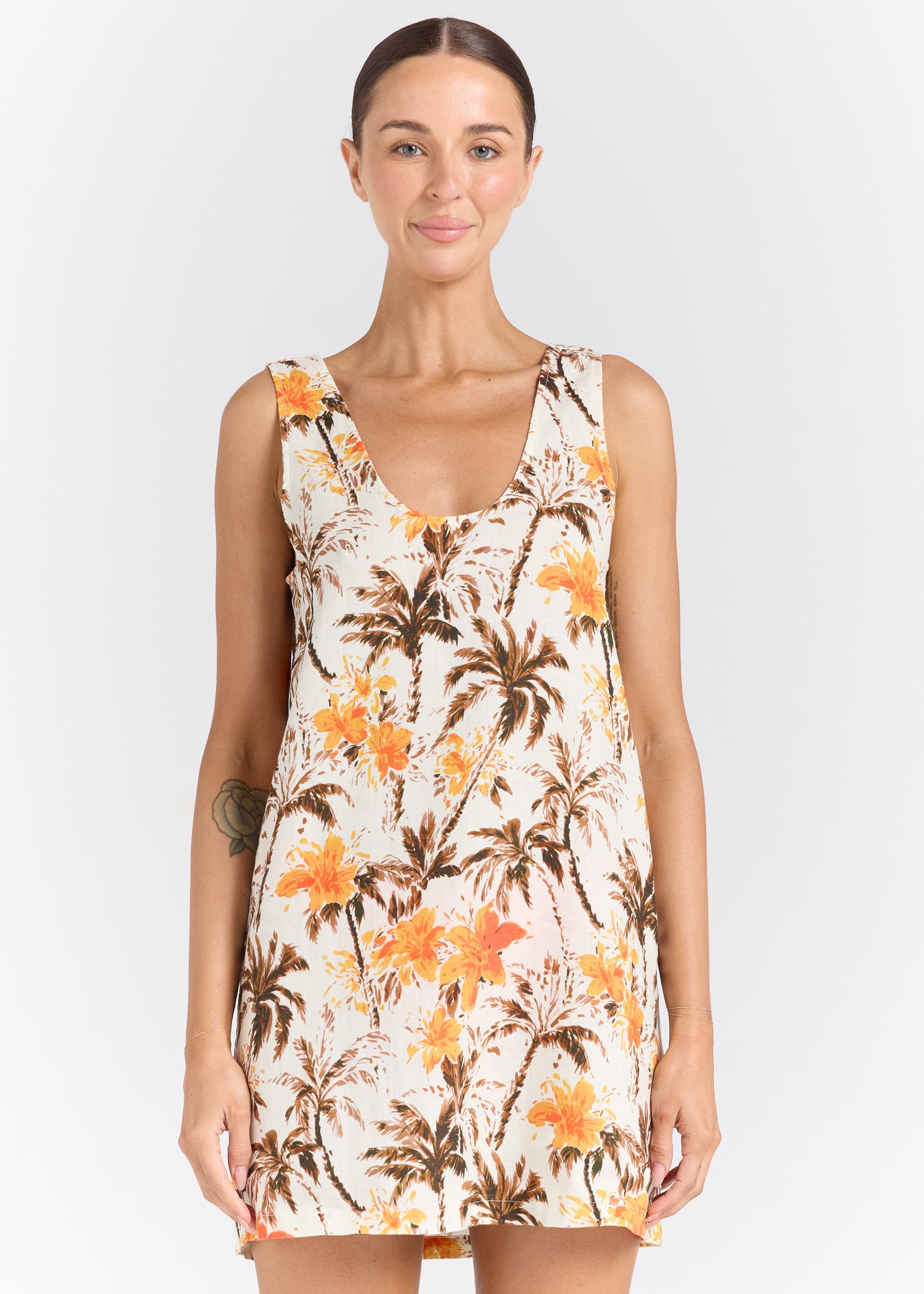 Poolside Paradiso Sunset Palma U Shift Dress