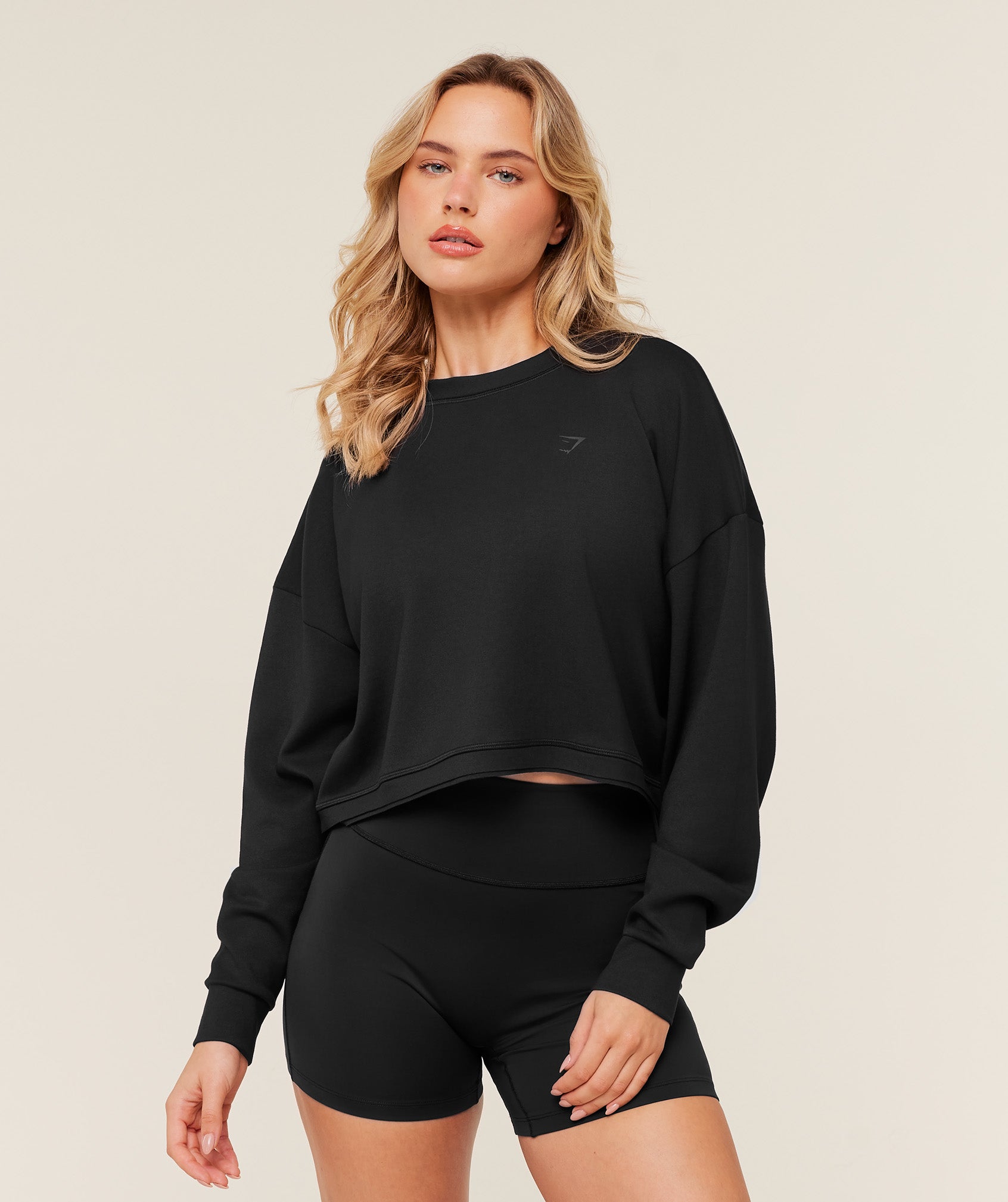 Gymshark Flow Long Sleeve Top - Black