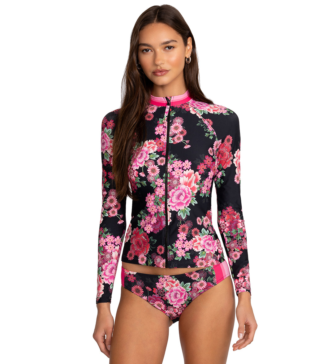 Johnny Was Women's Blum Long Sleeve Surf Shirt